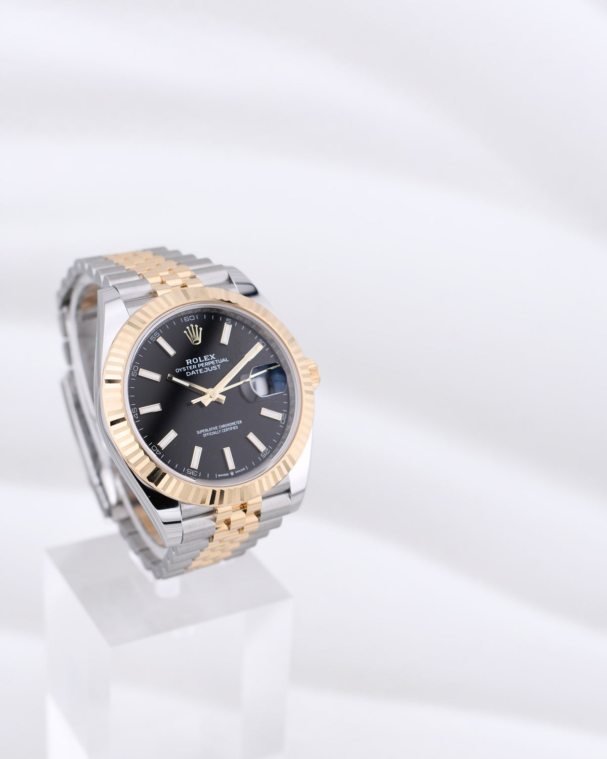 Rolex Datejust 41 Two Tone Black Index Dial 126333 2026