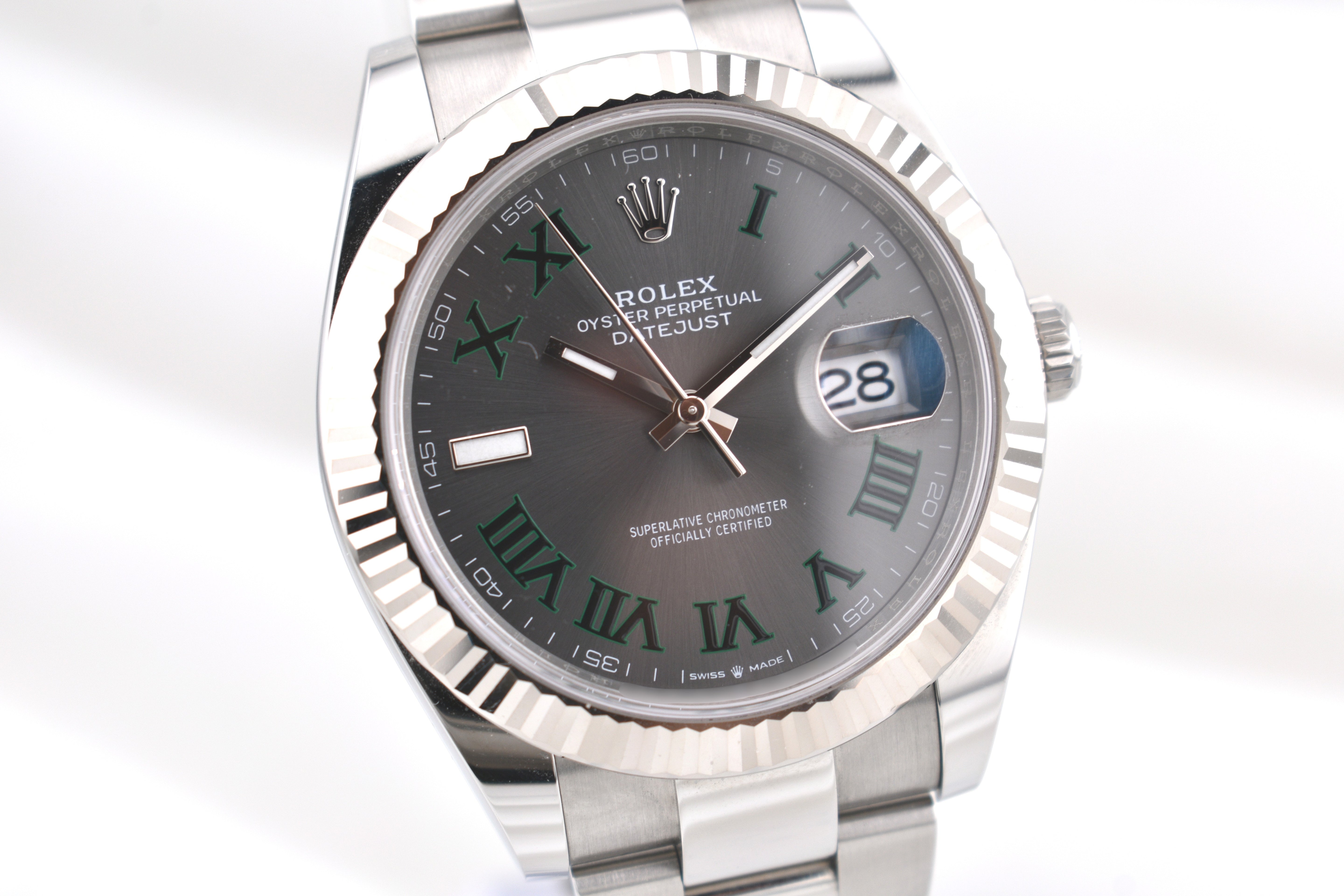 Rolex Datejust 41 Wimbledon Dial Oyster Band 126334 2026