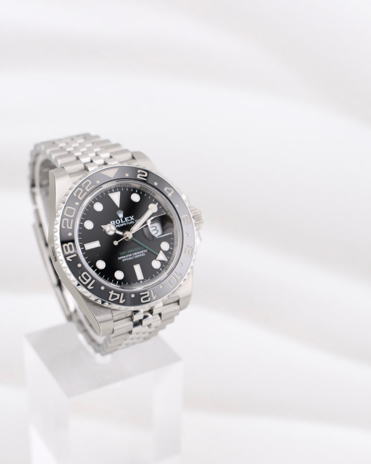Rolex GMT Master II Bruce Wayne Jubilee Band 126710GRNR 2025