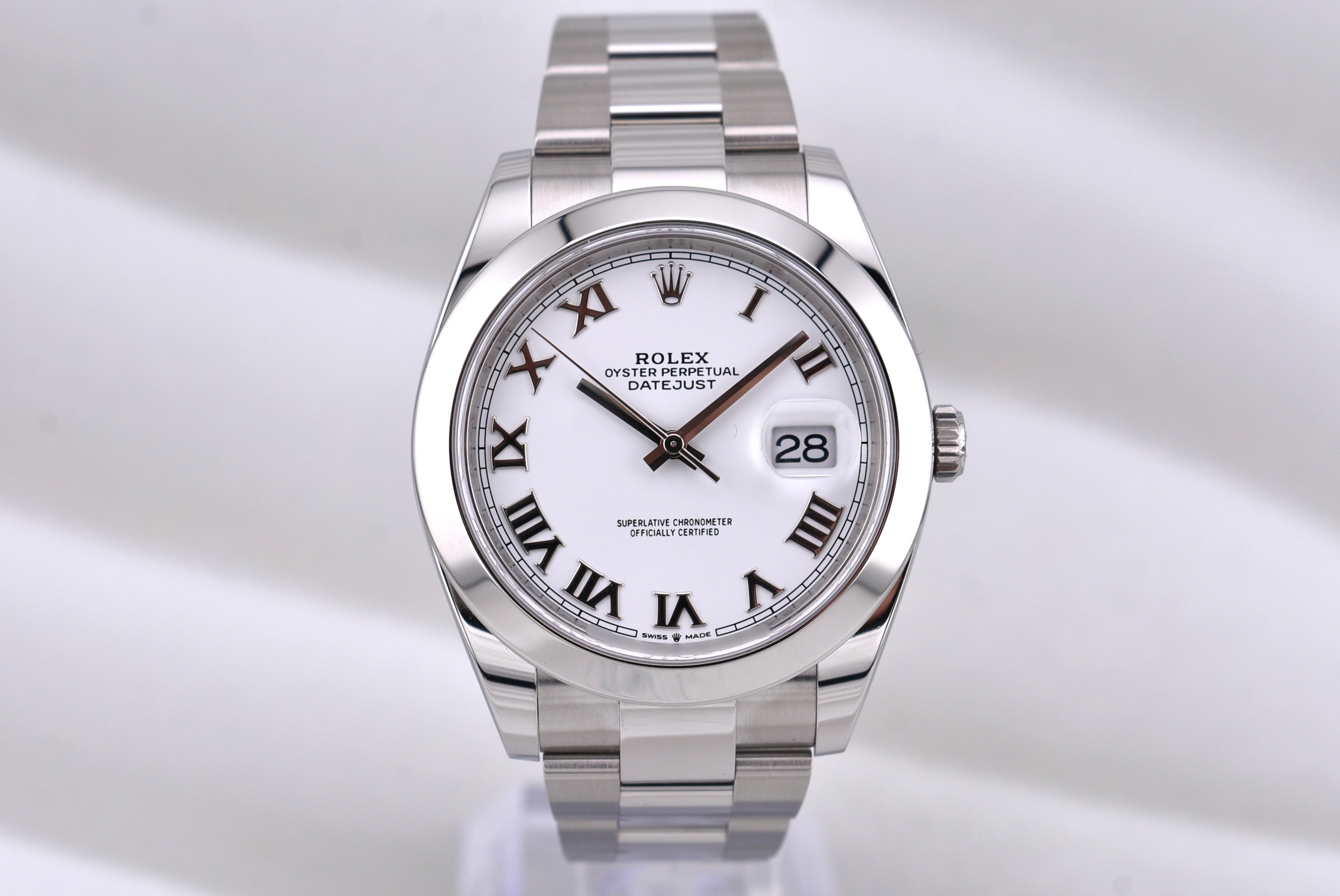 Rolex Datejust 41 White Roman 126300 2025