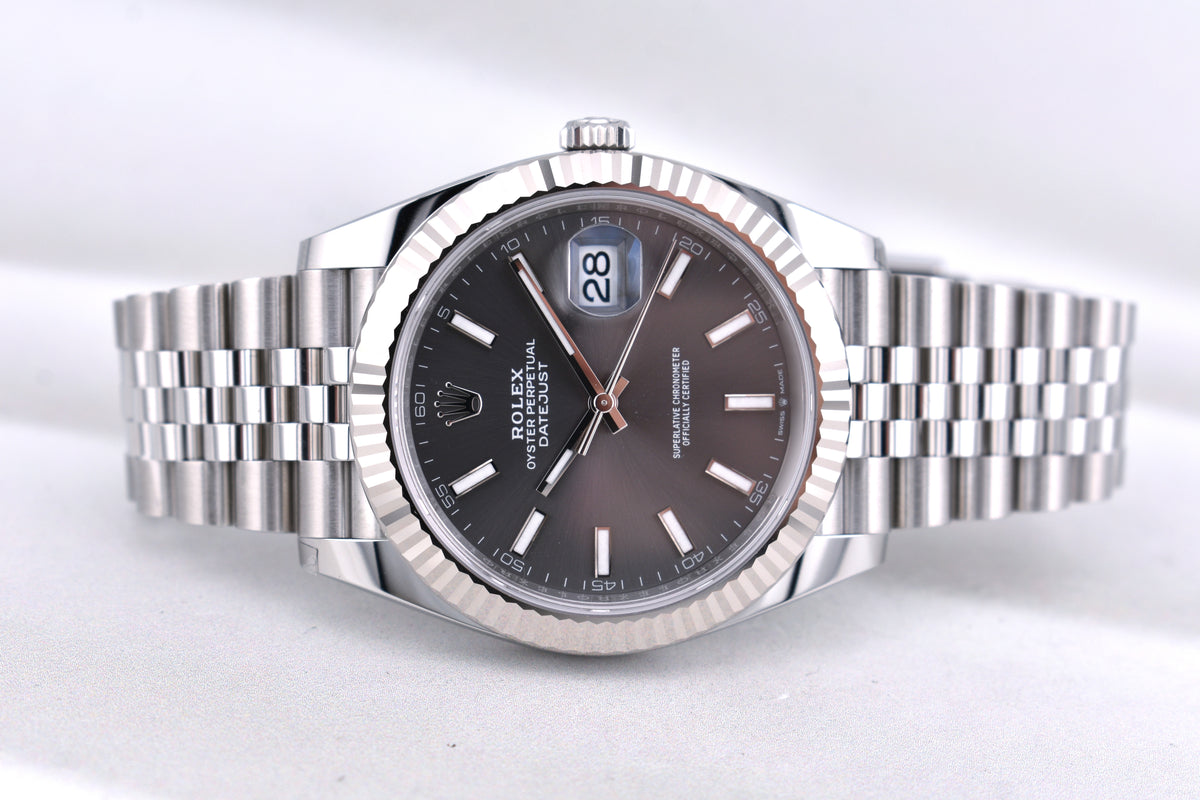 Rolex Datejust 41 Rhodium Index Dial 126334 2026