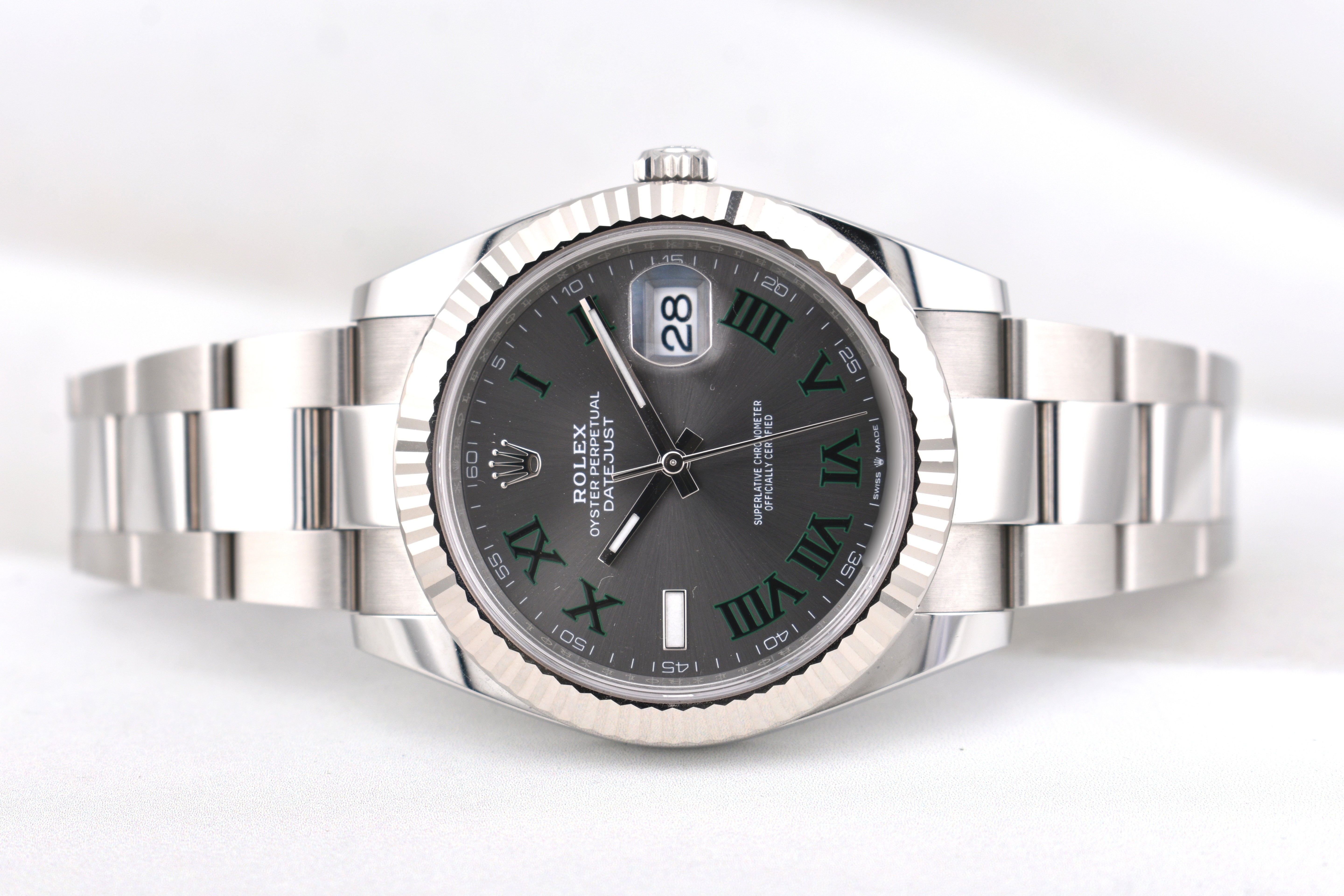 Rolex Datejust 41 Wimbledon Dial Oyster Band 126334 2026