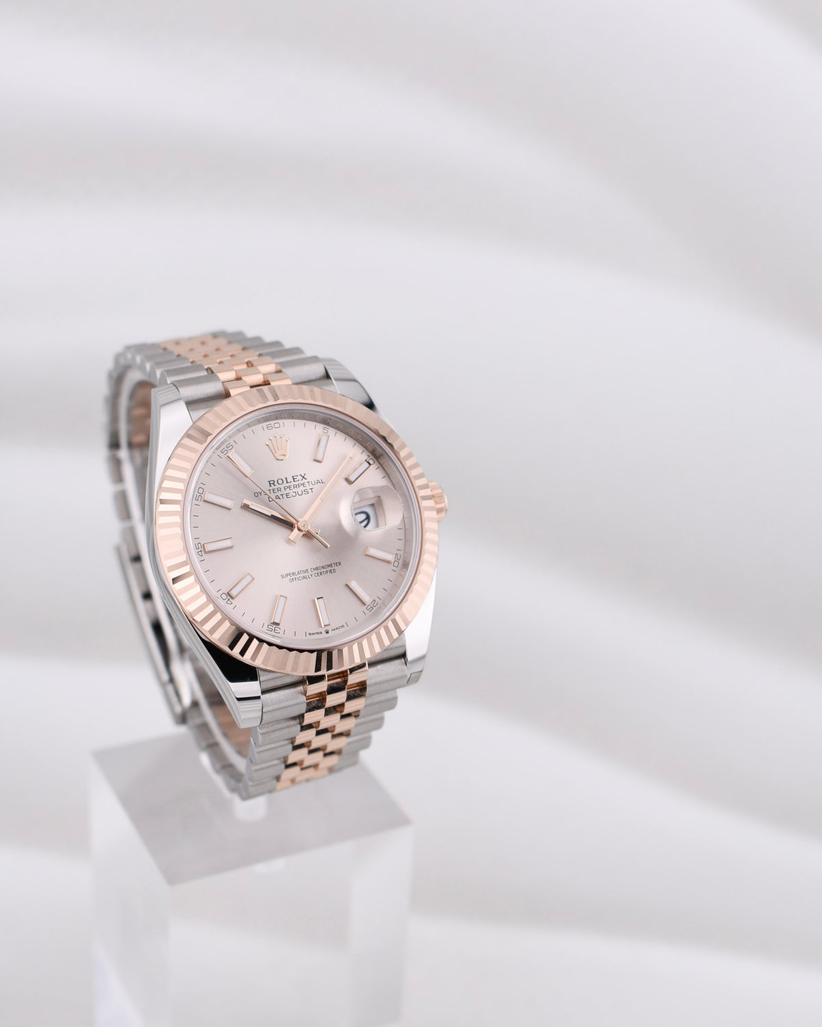 Rolex Datejust 41 Two Tone Sundust Index Dial 126331 2025