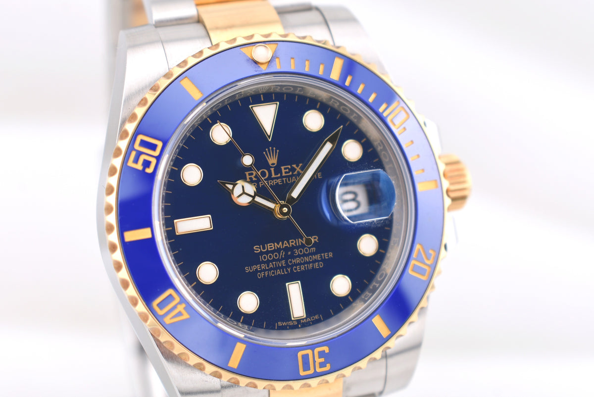 Rolex Submariner Date Two Tone Bluesy 116613LB 2020