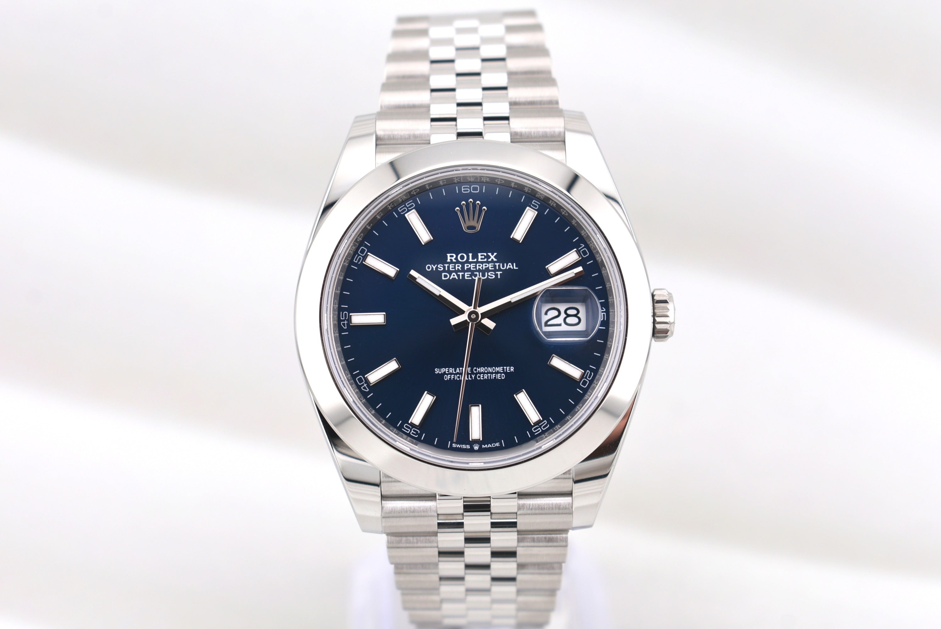 Rolex Datejust 41 Blue Index Dial Jubilee Band 126300 2026