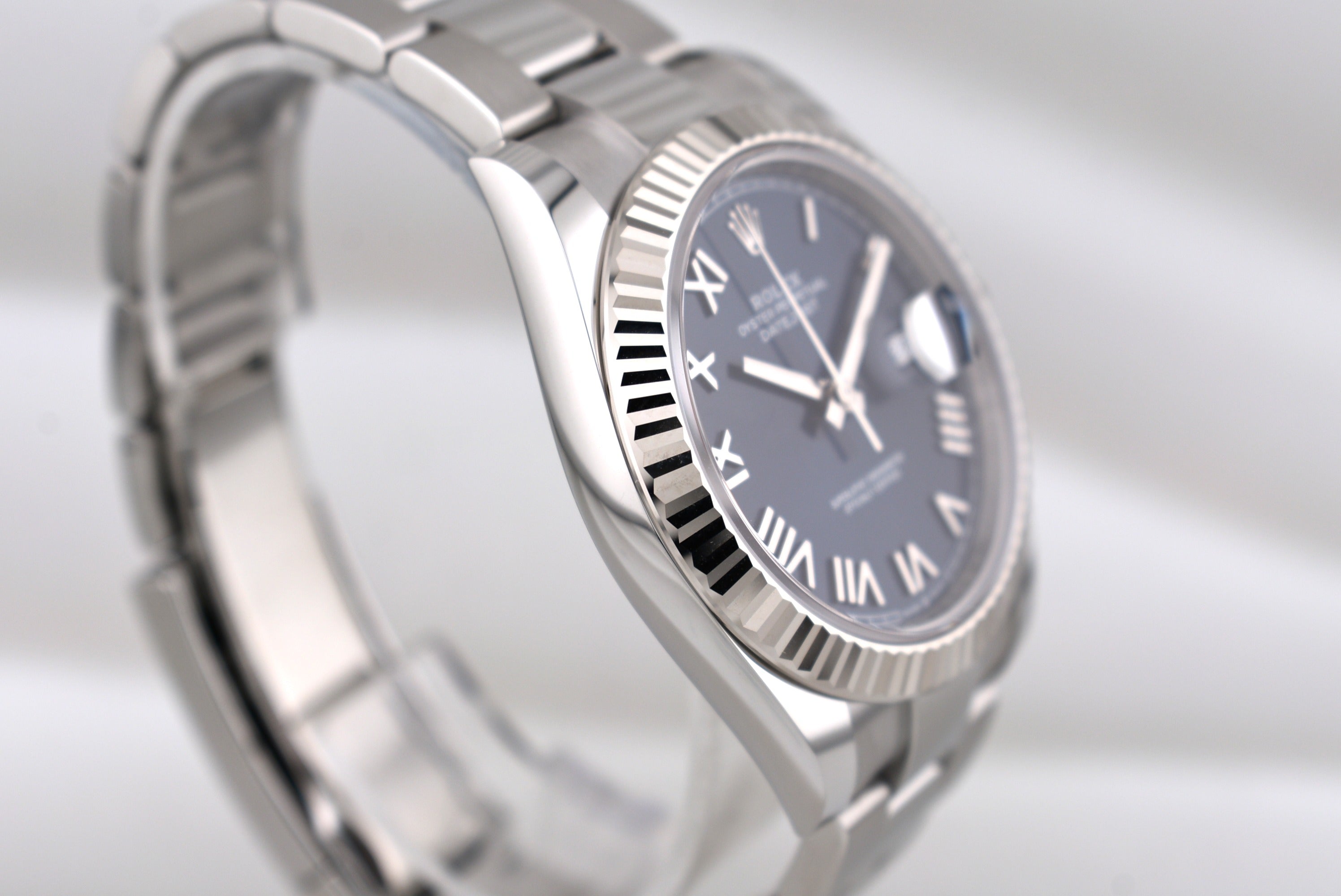 Rolex Datejust 41 Bright Blue Roman Oyster Band 126334 2026