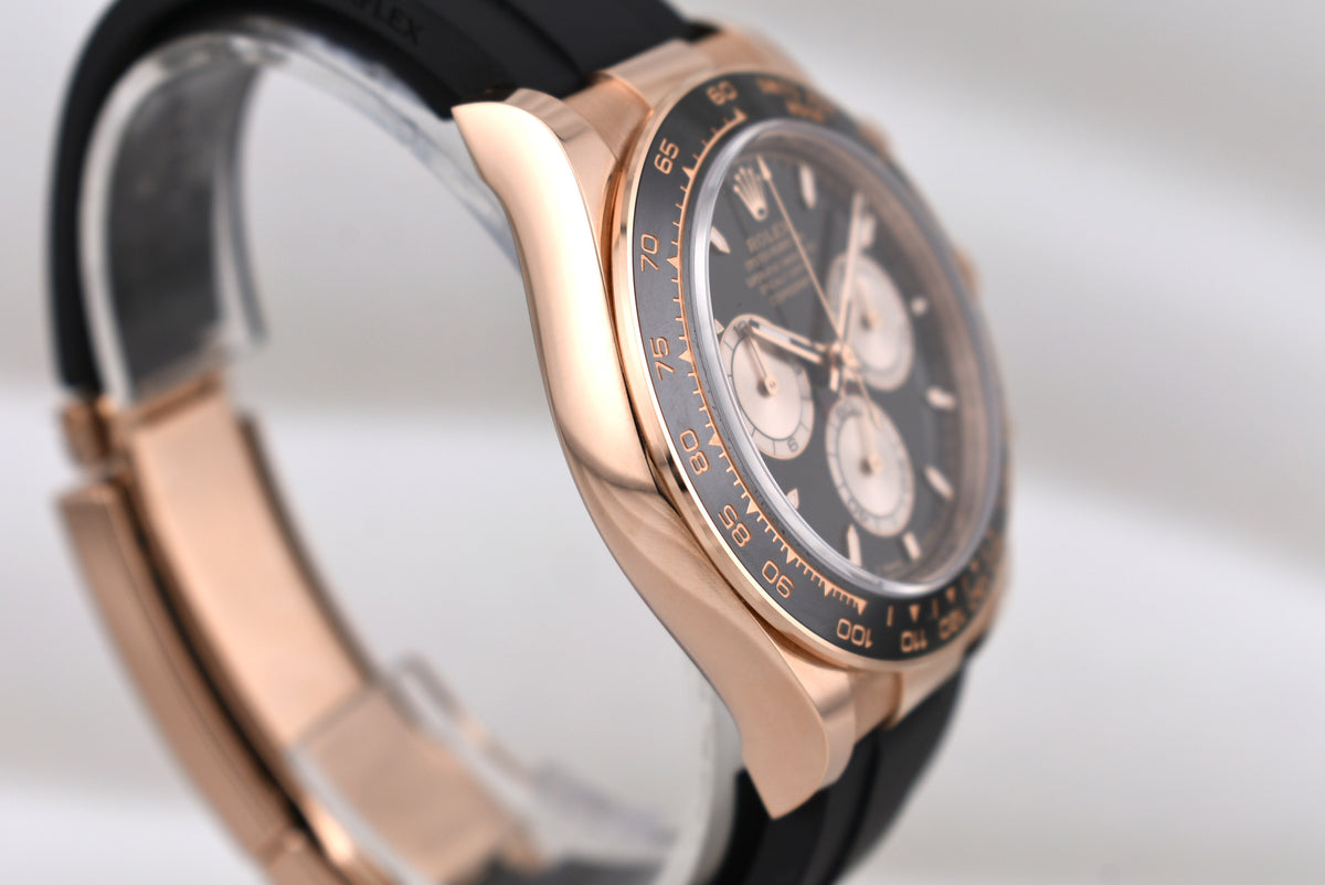 Rolex Cosmograph Daytona Rose Gold Oysterflex Black Dial 126515LN 2025