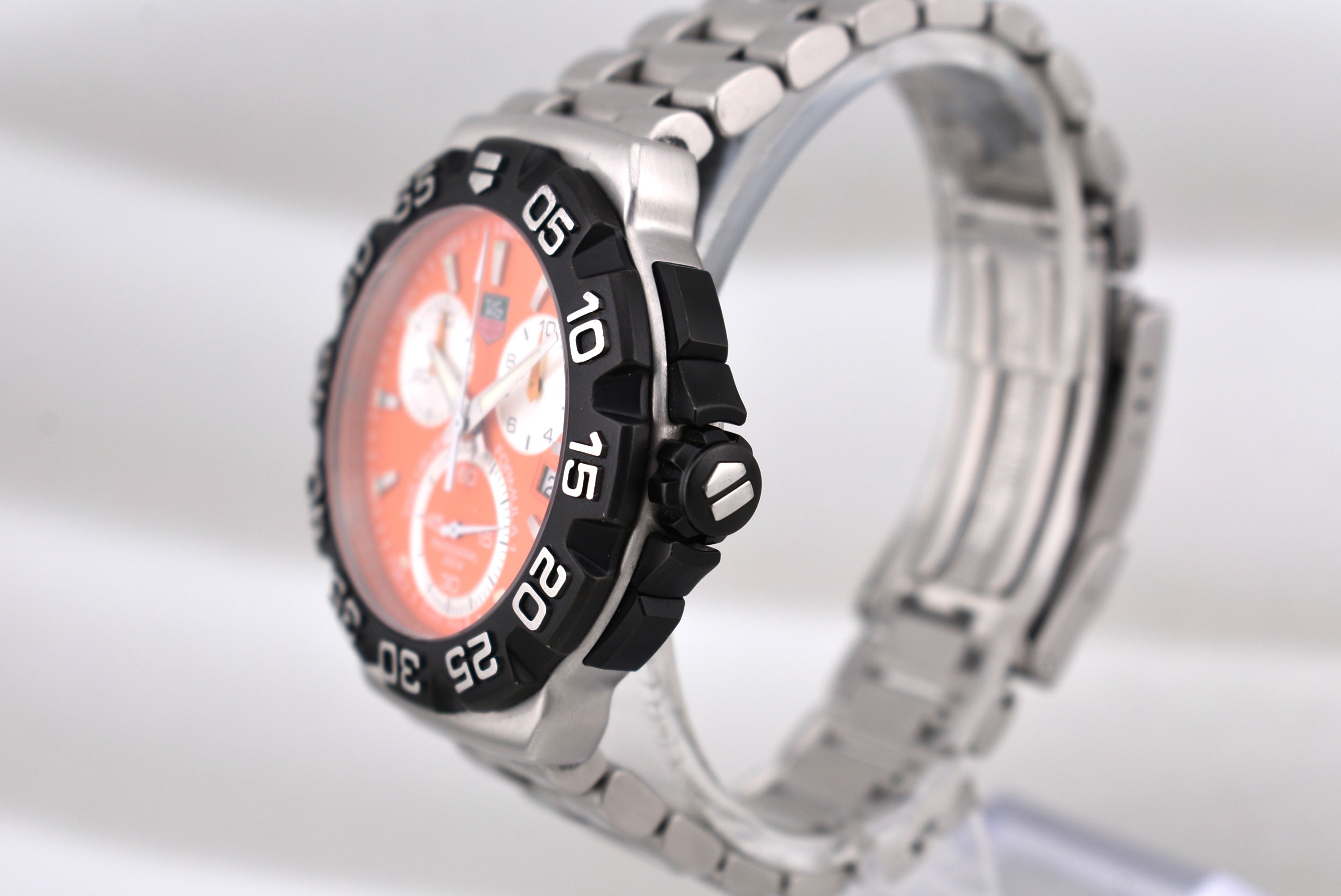 Tag Heuer Formula 1 Chronograph Orange Dial Quartz CAH1113BA085 2011