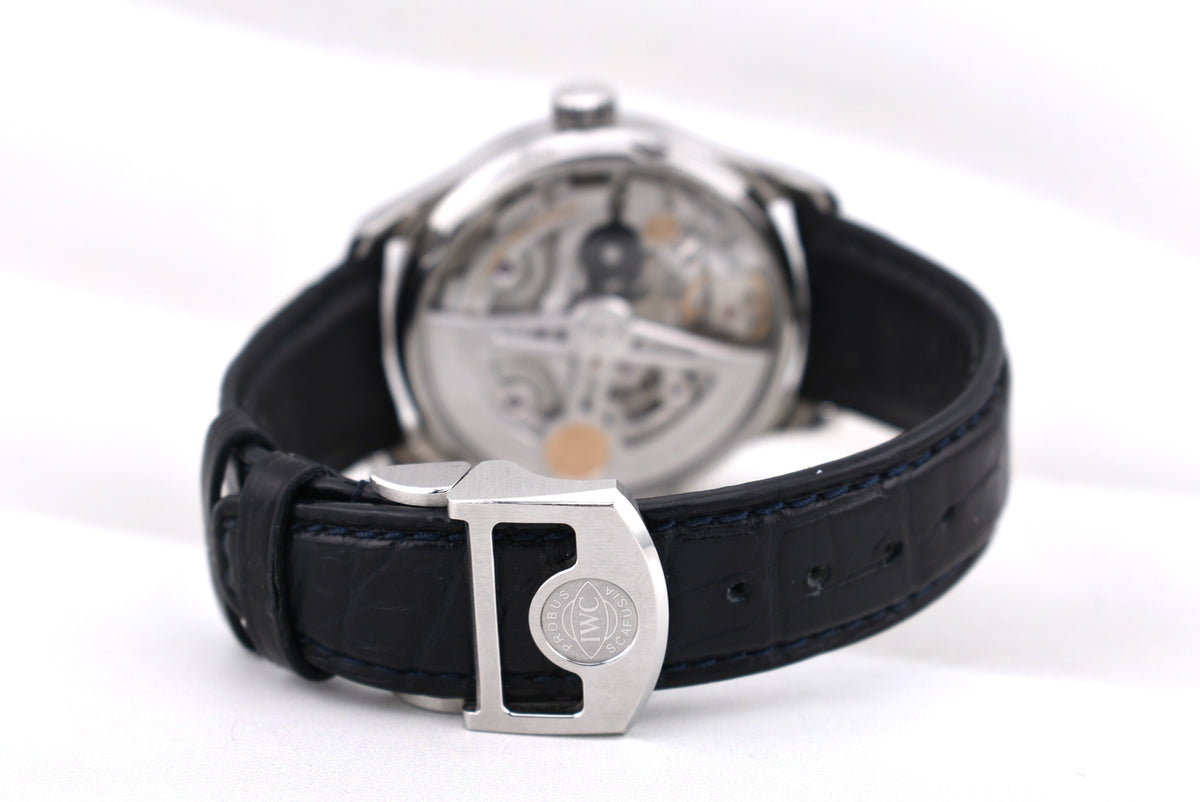IWC Portuguese Automatic Chronograph 7 Days Silver Dial IW500705 2020
