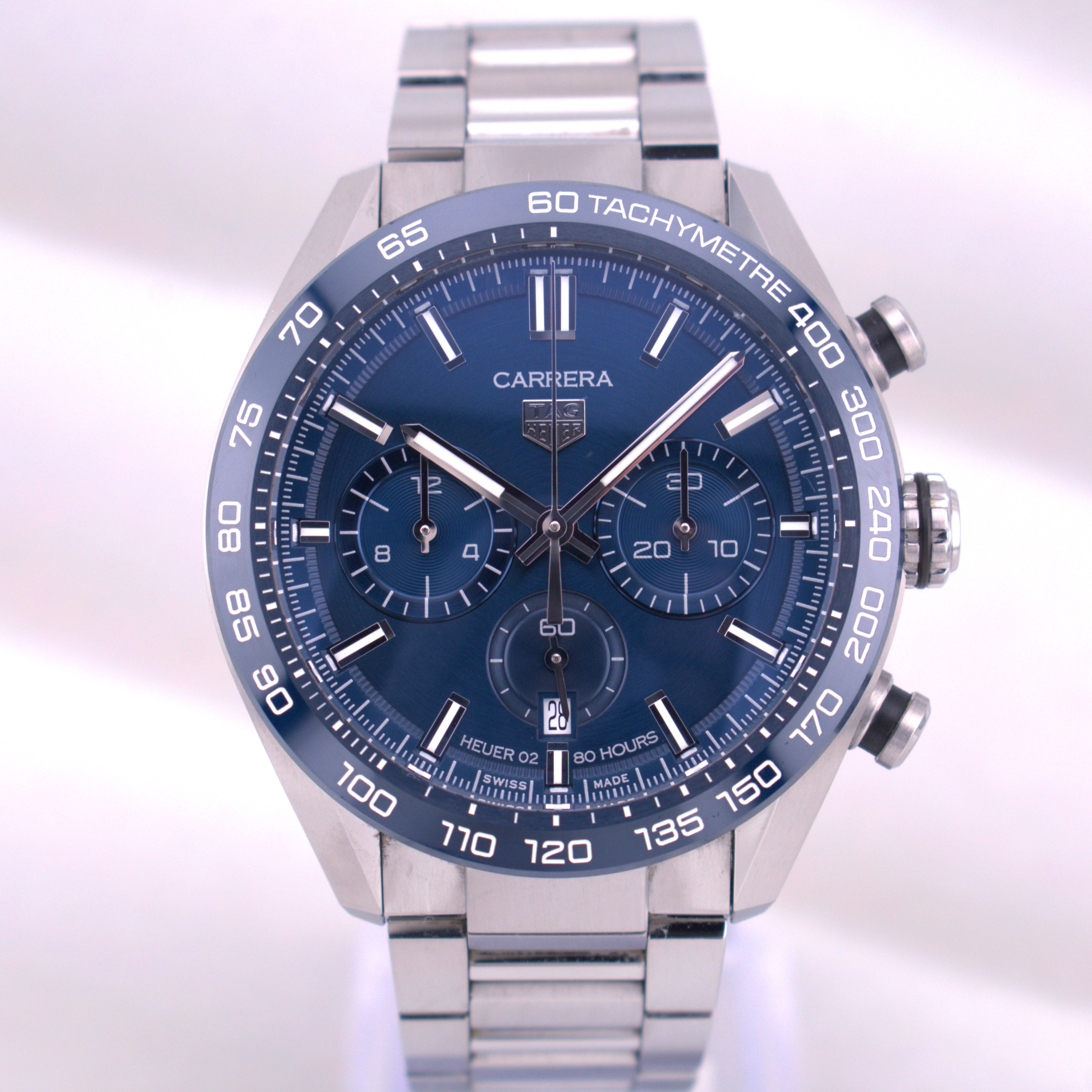 Tag Heuer Carrera Chronograph Blue Dial 2020