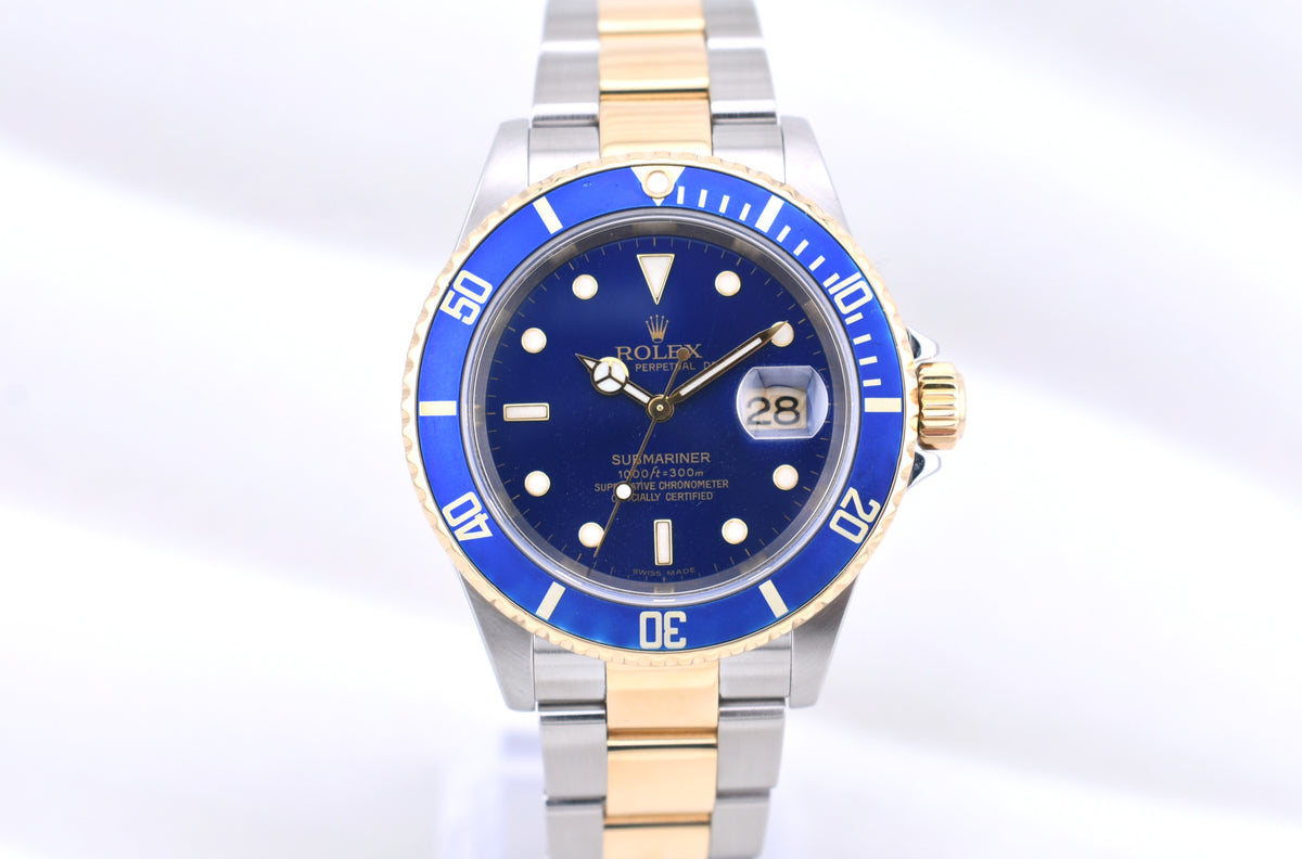 Rolex Submariner Date Two Tone Bluesy 16613LB 2005