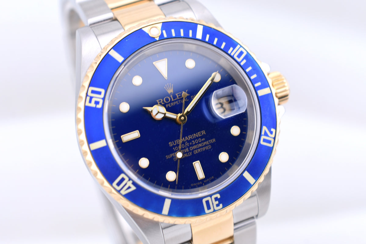 Rolex Submariner Date Two Tone Bluesy 16613LB 2005