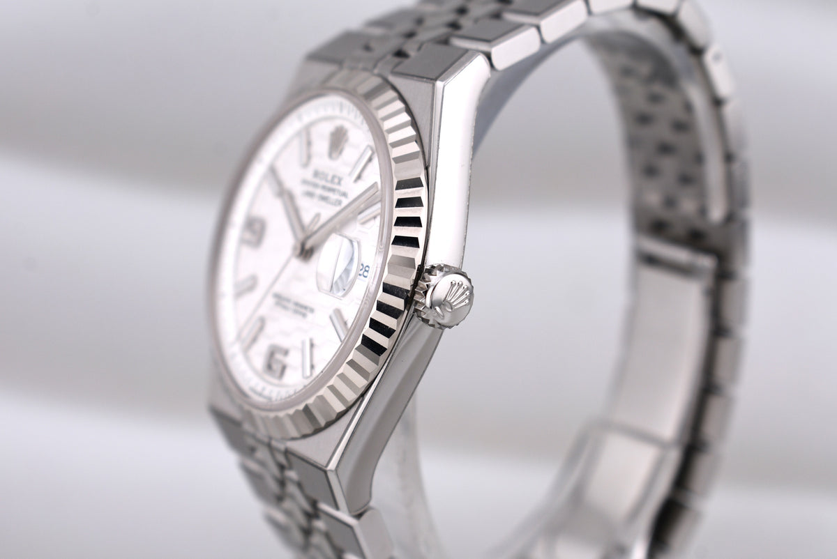 Rolex Land Dweller 40 White Honeycomb Dial 127334 2026