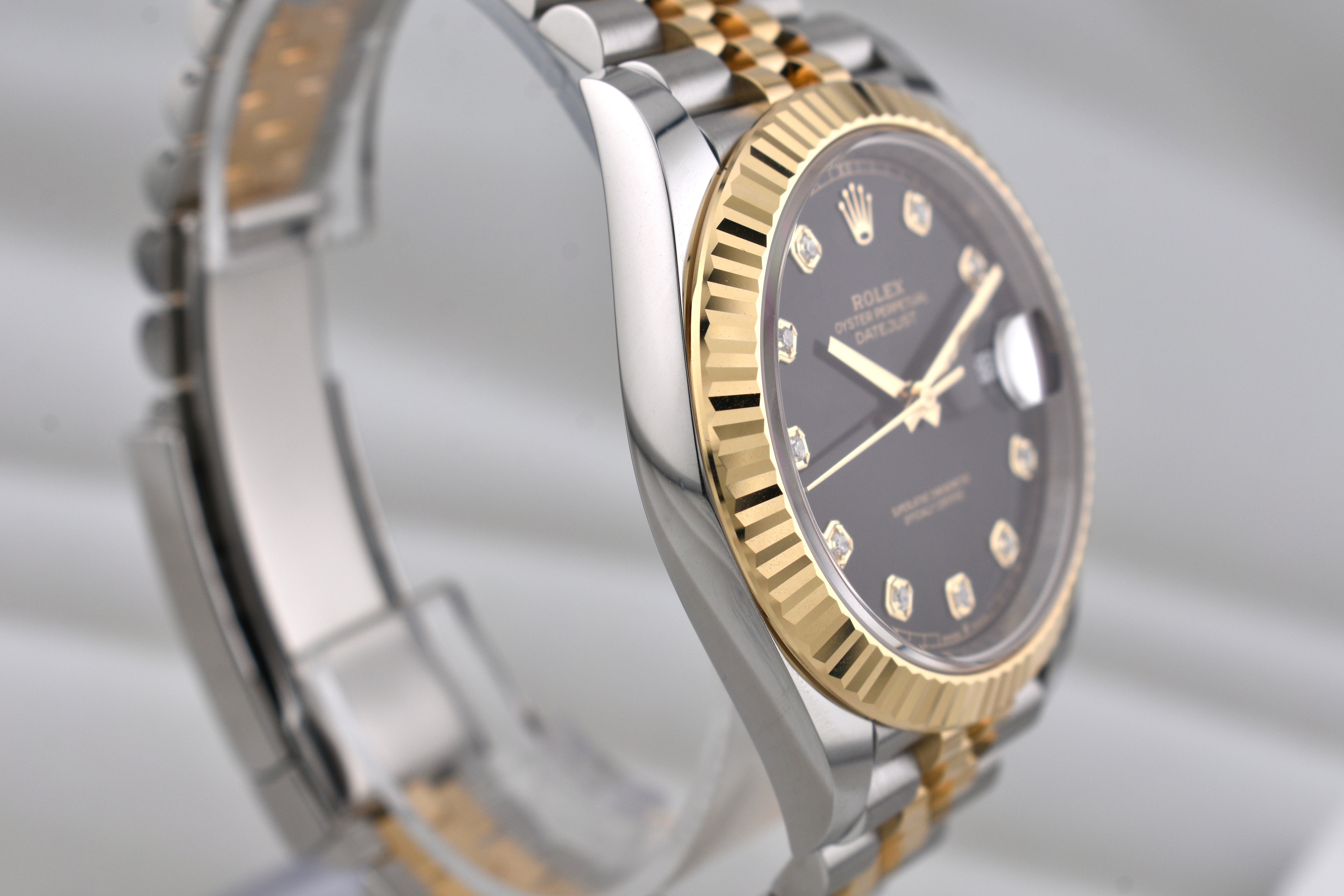 Rolex Datejust 41 Two Tone Black Diamond Dial 126333 2026