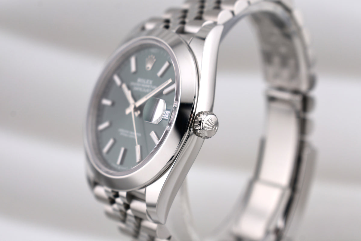 Rolex Datejust 41 Mint Green Index Dial Jubilee Band 126300 2026
