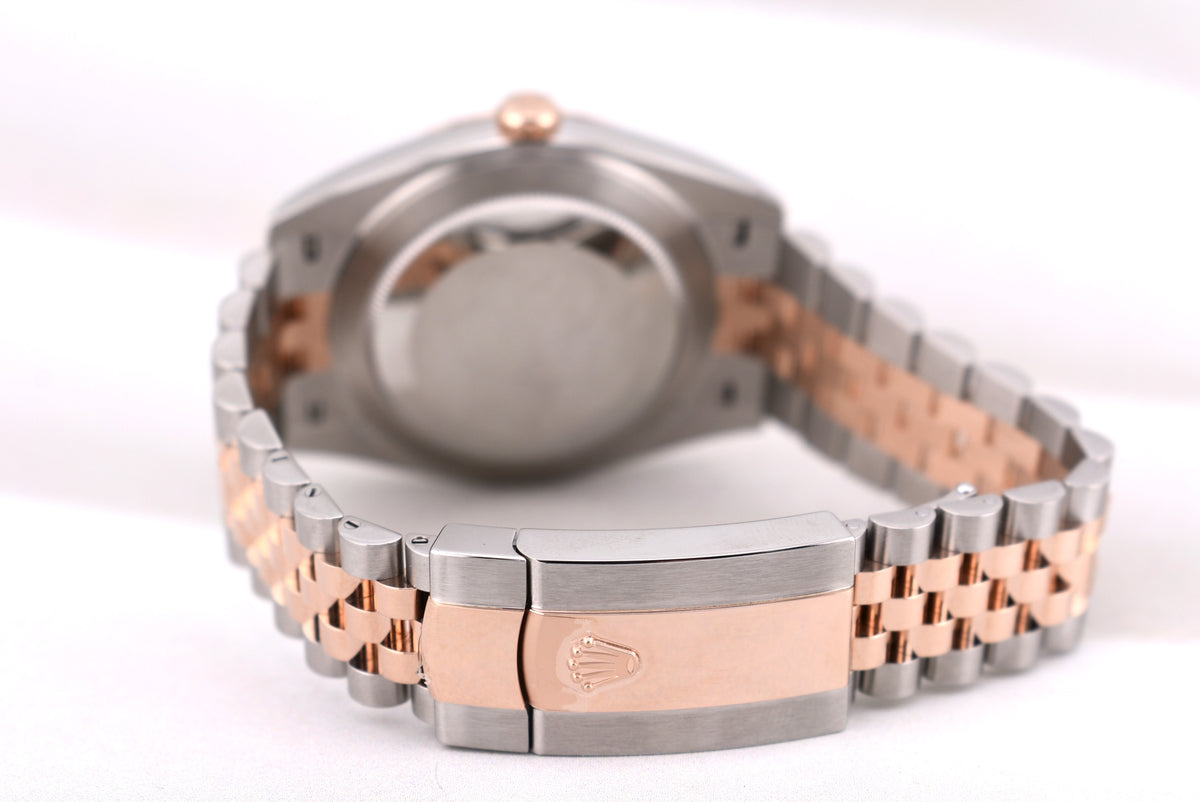 Rolex Datejust 41 Two Tone Rose Gold Mint Green Roman 126331 2026