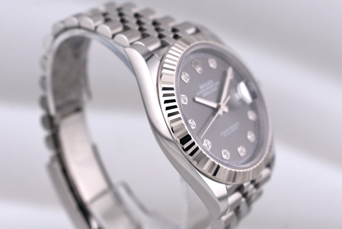 Rolex Datejust 41 Rhodium Diamond Dial 126334 2026