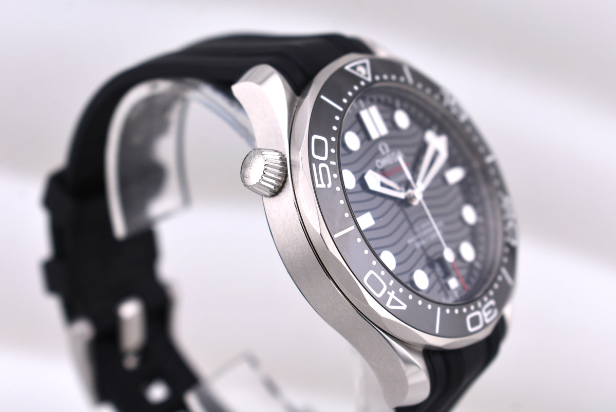 Omega Seamaster 300m Black Dial Rubber Band 210.32.42.20.01.001 2026