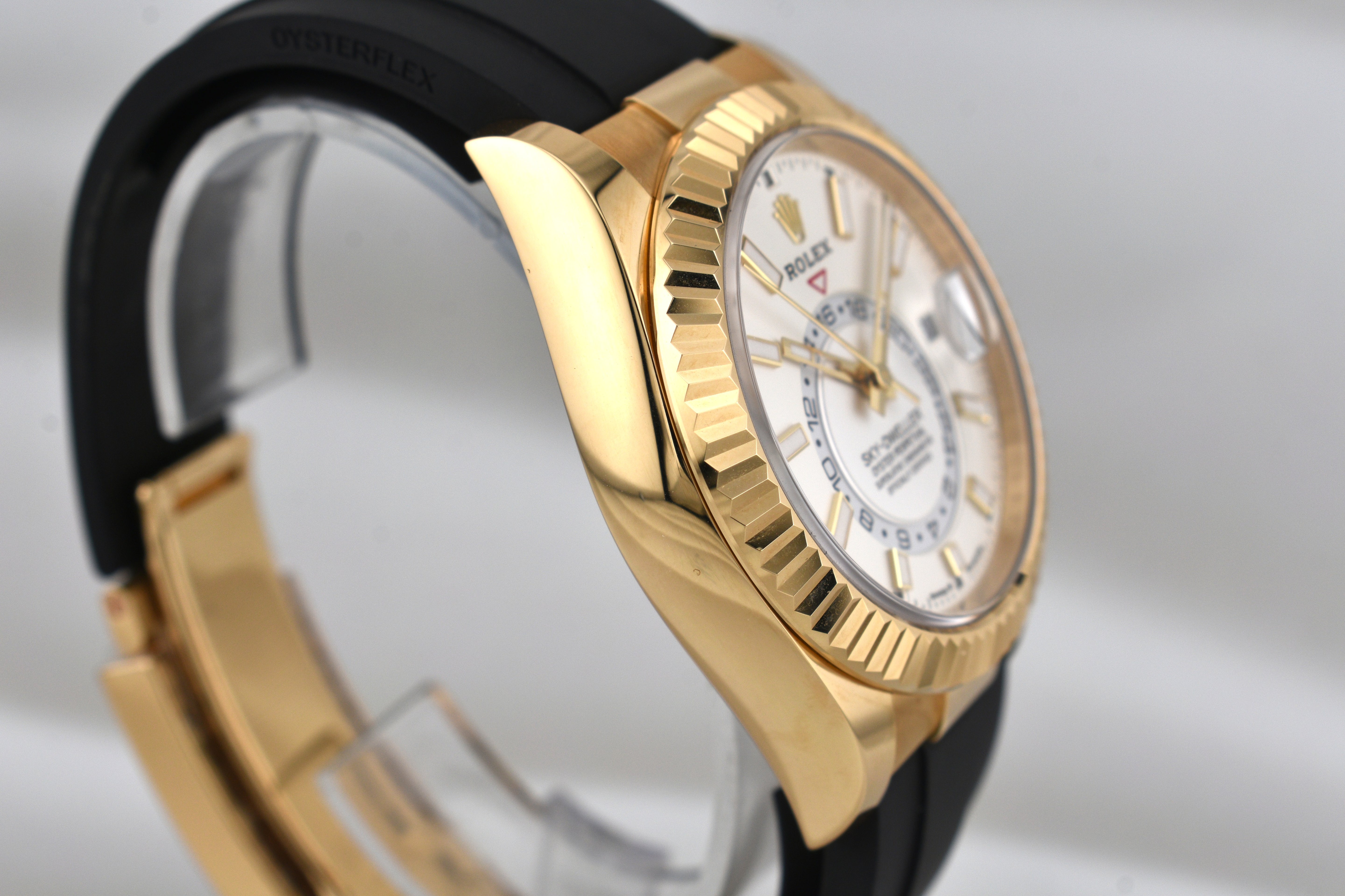Rolex Sky Dweller Yellow Gold Oysterflex White Dial 336238 2024