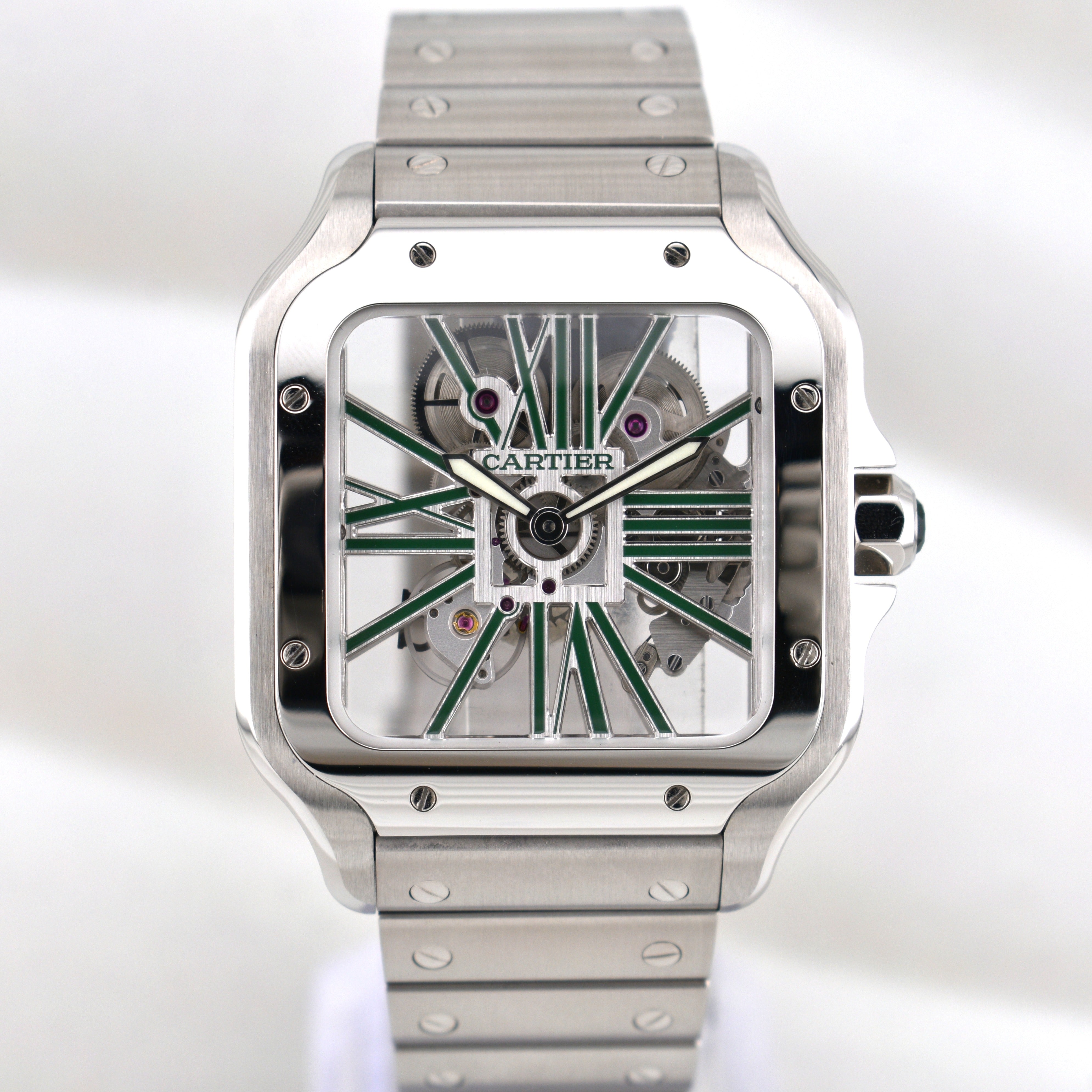Cartier Santos Skeleton Dial WHSA0028 2024