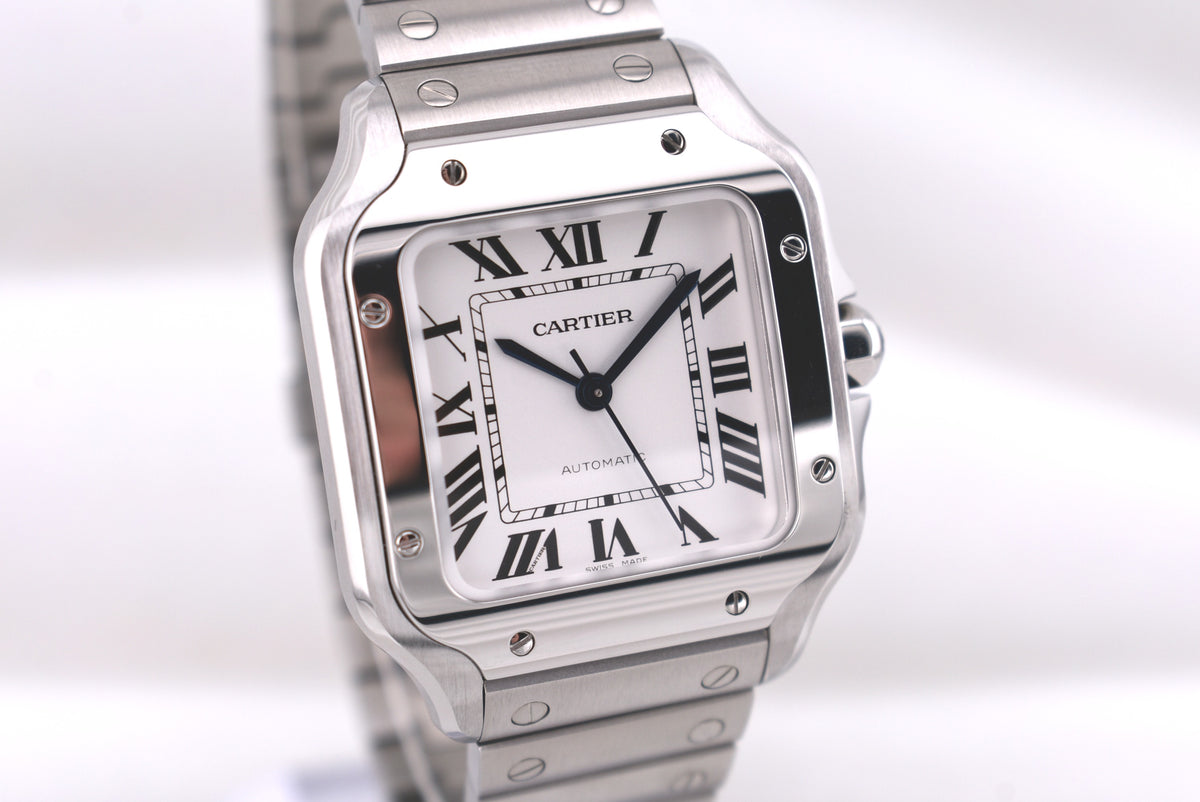Cartier Santos Medium White Dial WSSA0029 2026