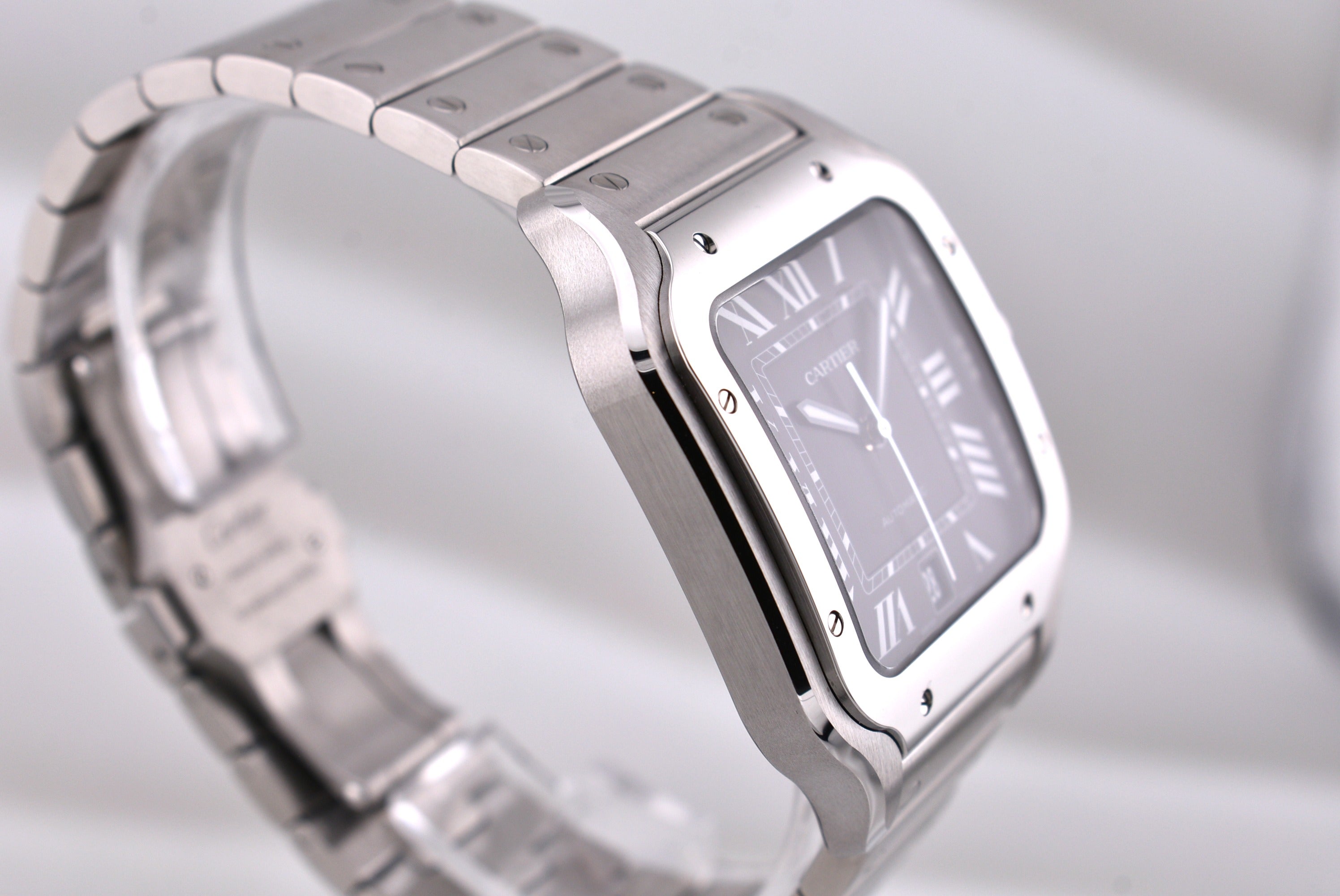 Cartier Santos Large Black Sunray Dial WSSA0096 2026