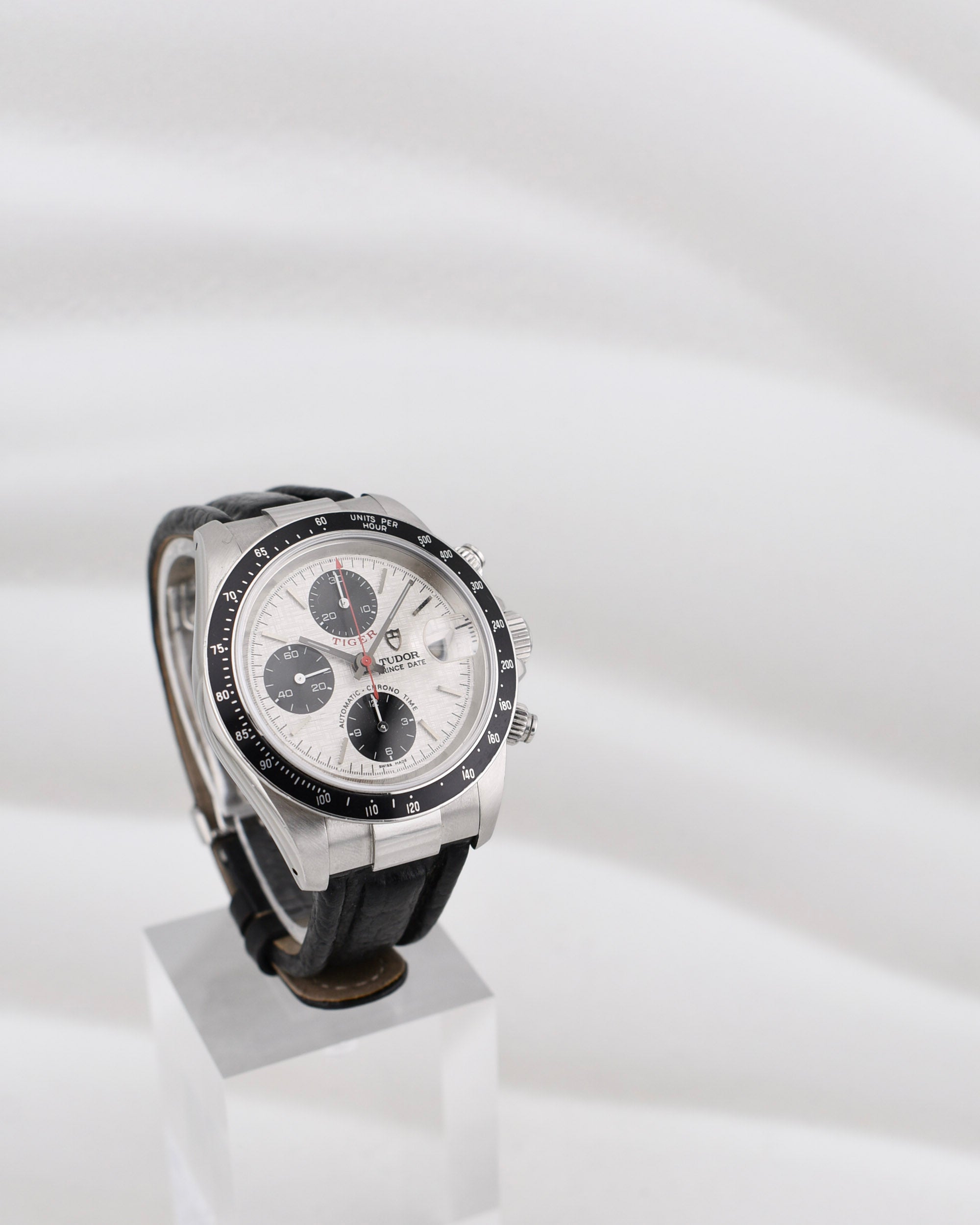 Tudor Chronograph Tiger White Linen Dial 79260 2002
