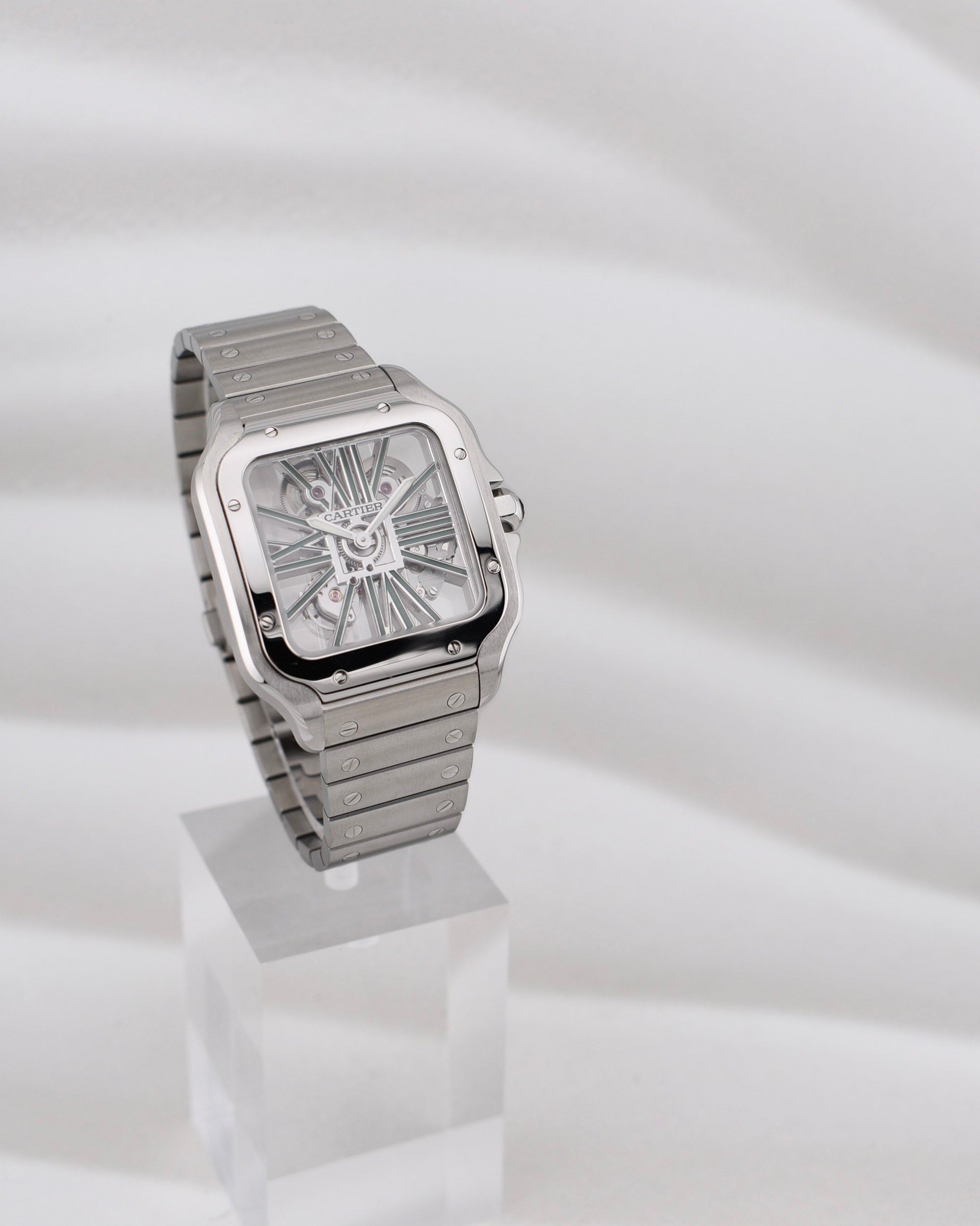 Cartier Santos Skeleton Dial WHSA0028 2024