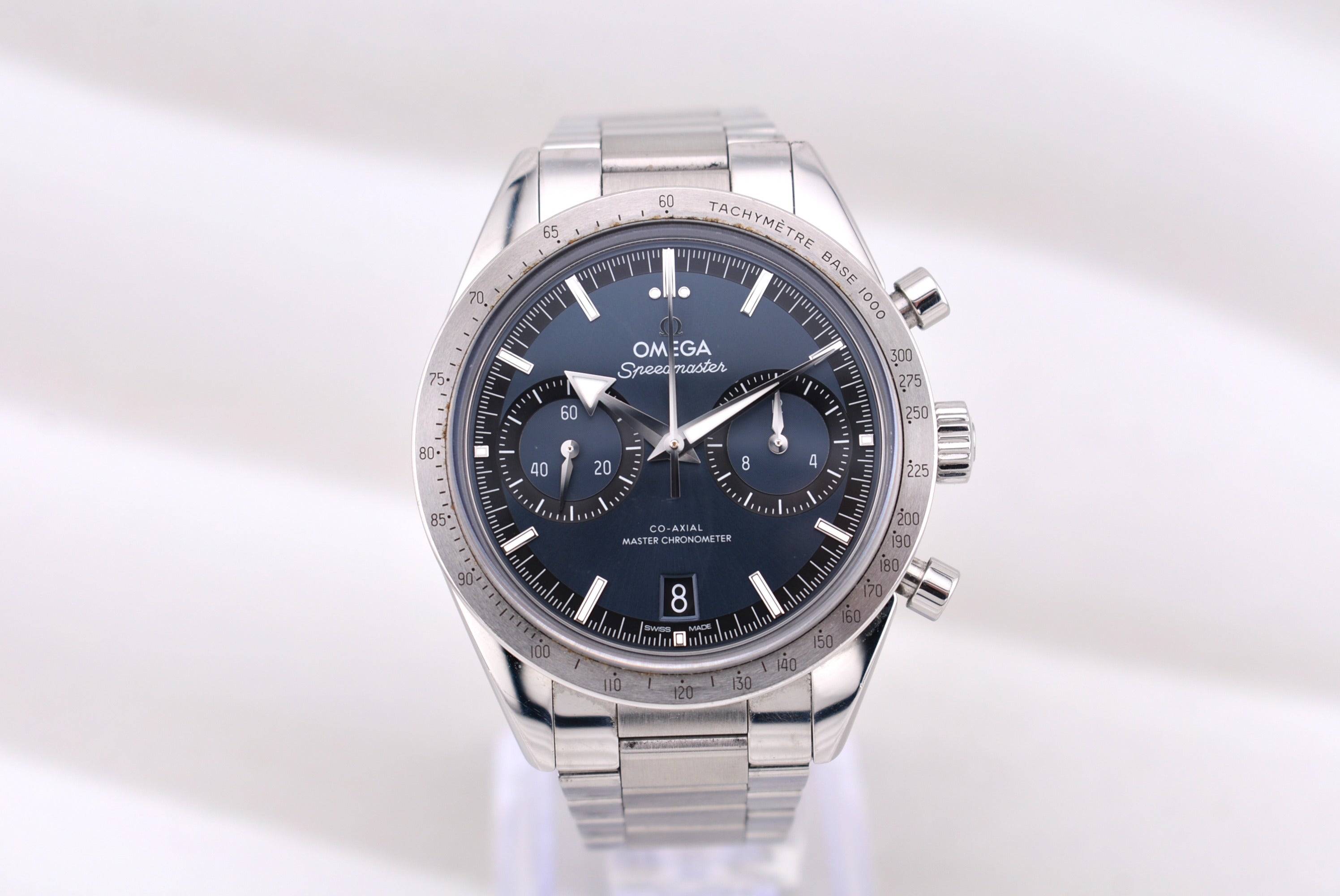 Omega Speedmaster 57 Co-Axial Master Chronometer Chronograph Blue Dial 332.10.41.51.03.001 2023