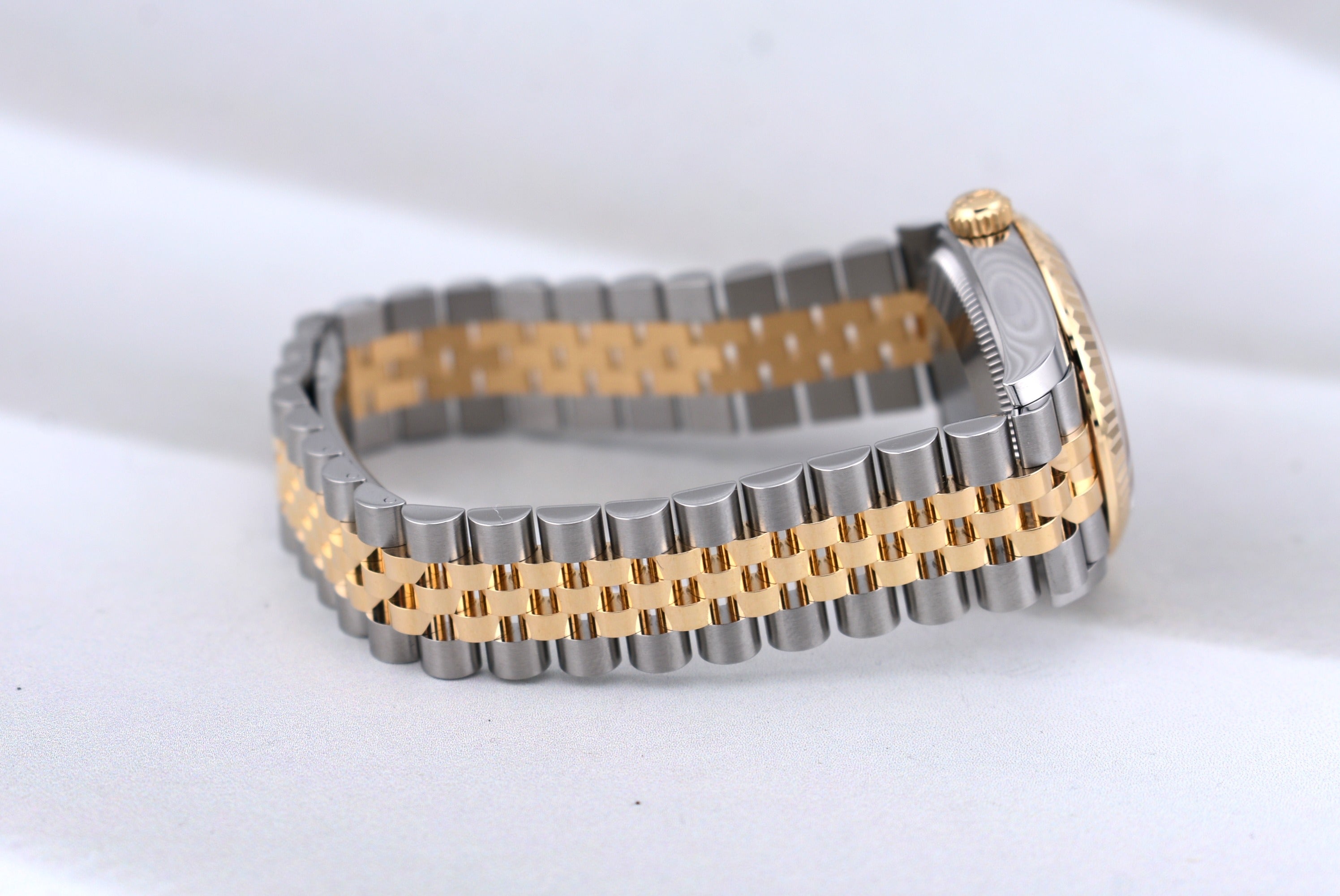 Rolex Datejust 31 Two Tone Yellow Gold Dark Grey Pave VI Dial 278273 2026