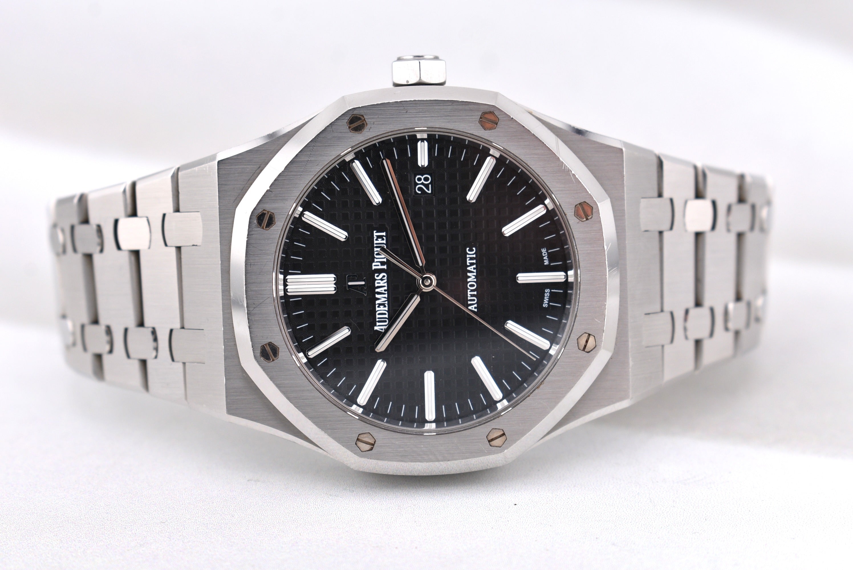 Audemars Piguet Royal Oak Black Dial 15400ST 2016