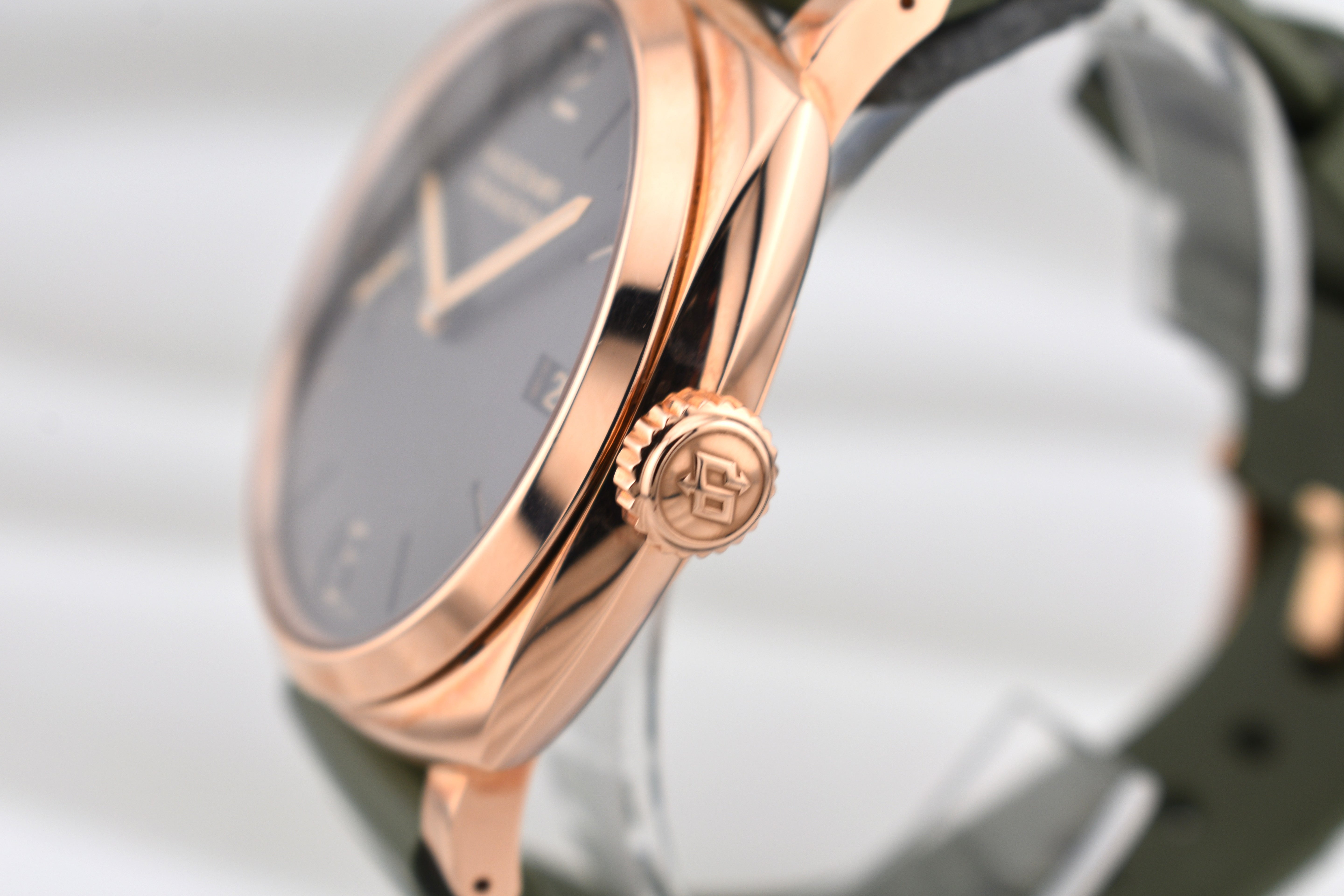 Panerai Radiomir 1940 Rose Gold on Green Rubber PAM00515 2017