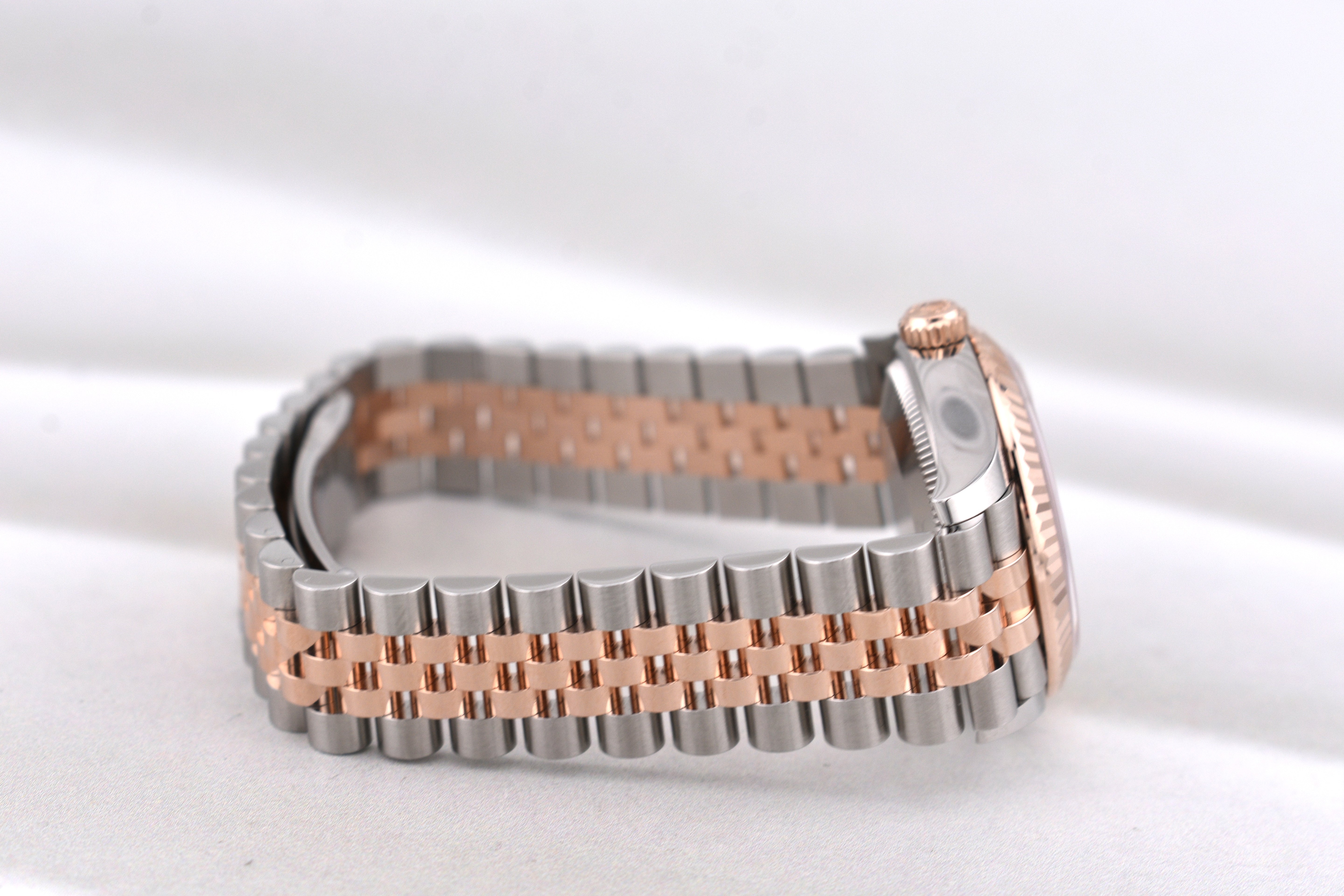 Rolex Datejust 31 Two Tone Rose Gold Silver Diamond Dial 278271 2026