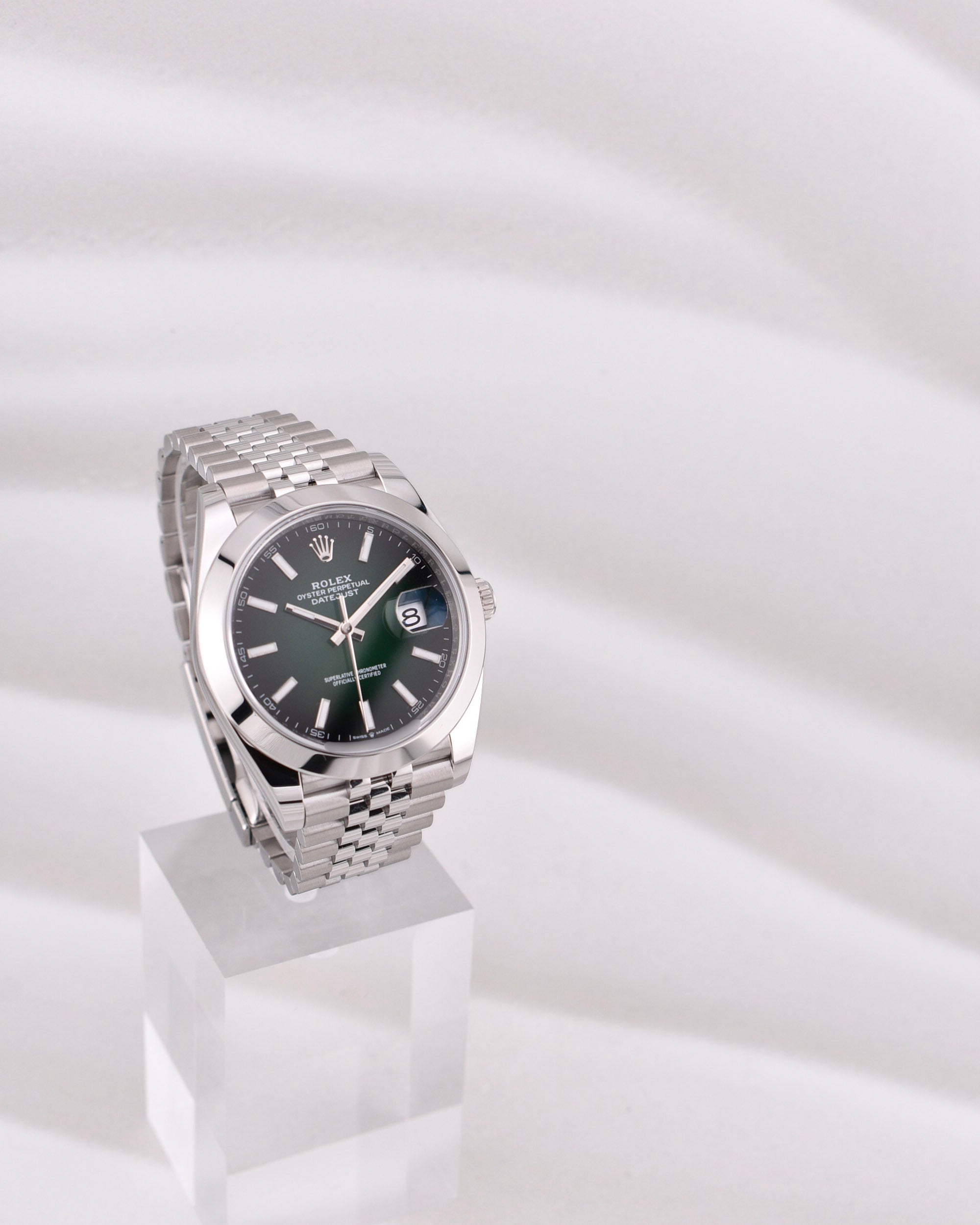 Rolex Datejust 41 Green Ombre Jubilee Band 126300 2026