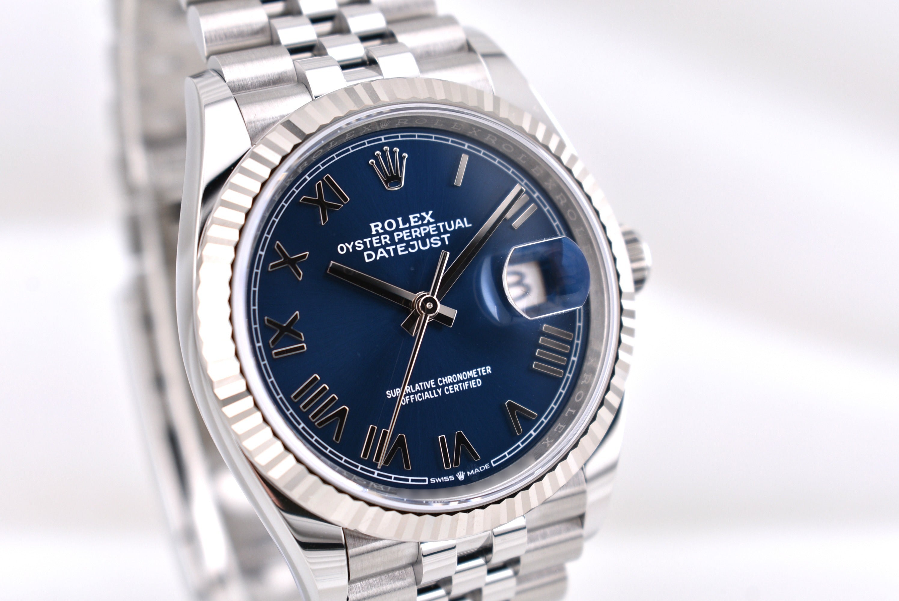 Rolex Datejust 36 Blue Roman Dial 126234 2026