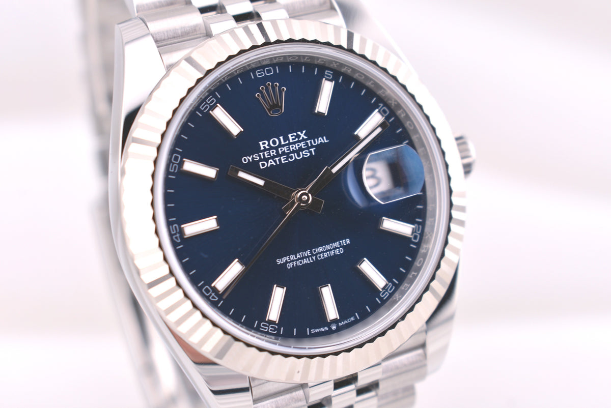 Rolex Datejust 41 Blue Index Dial 126334 2026