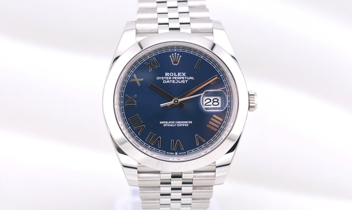 Rolex Datejust 41 Blue Roman Dial Jubilee Band 126300 2026