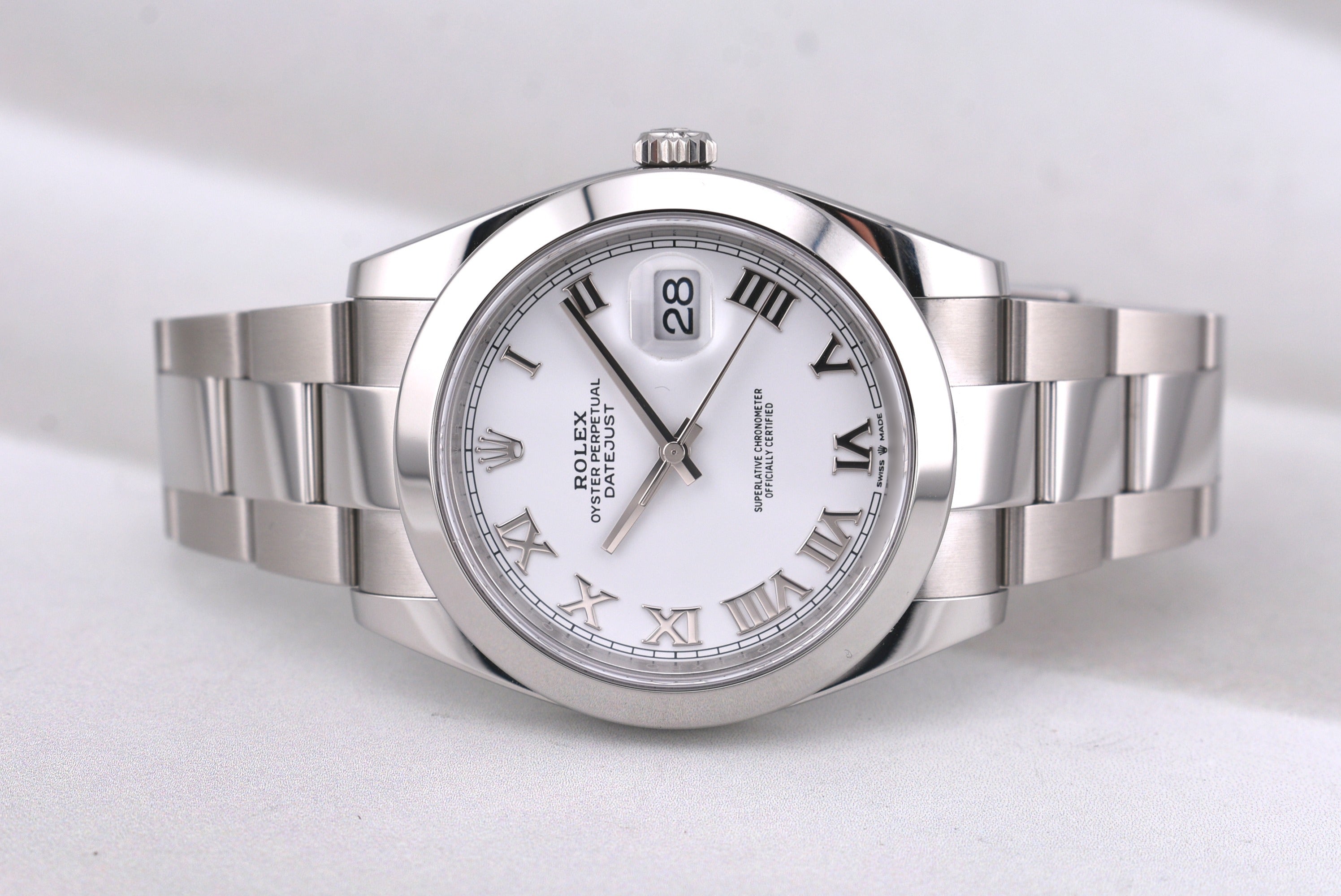 Rolex Datejust 41 White Roman 126300 2025