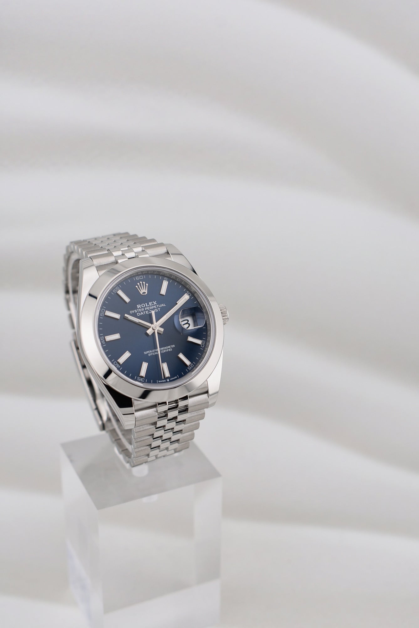 Rolex Datejust 41 Blue Index Dial Jubilee Band 126300 2026
