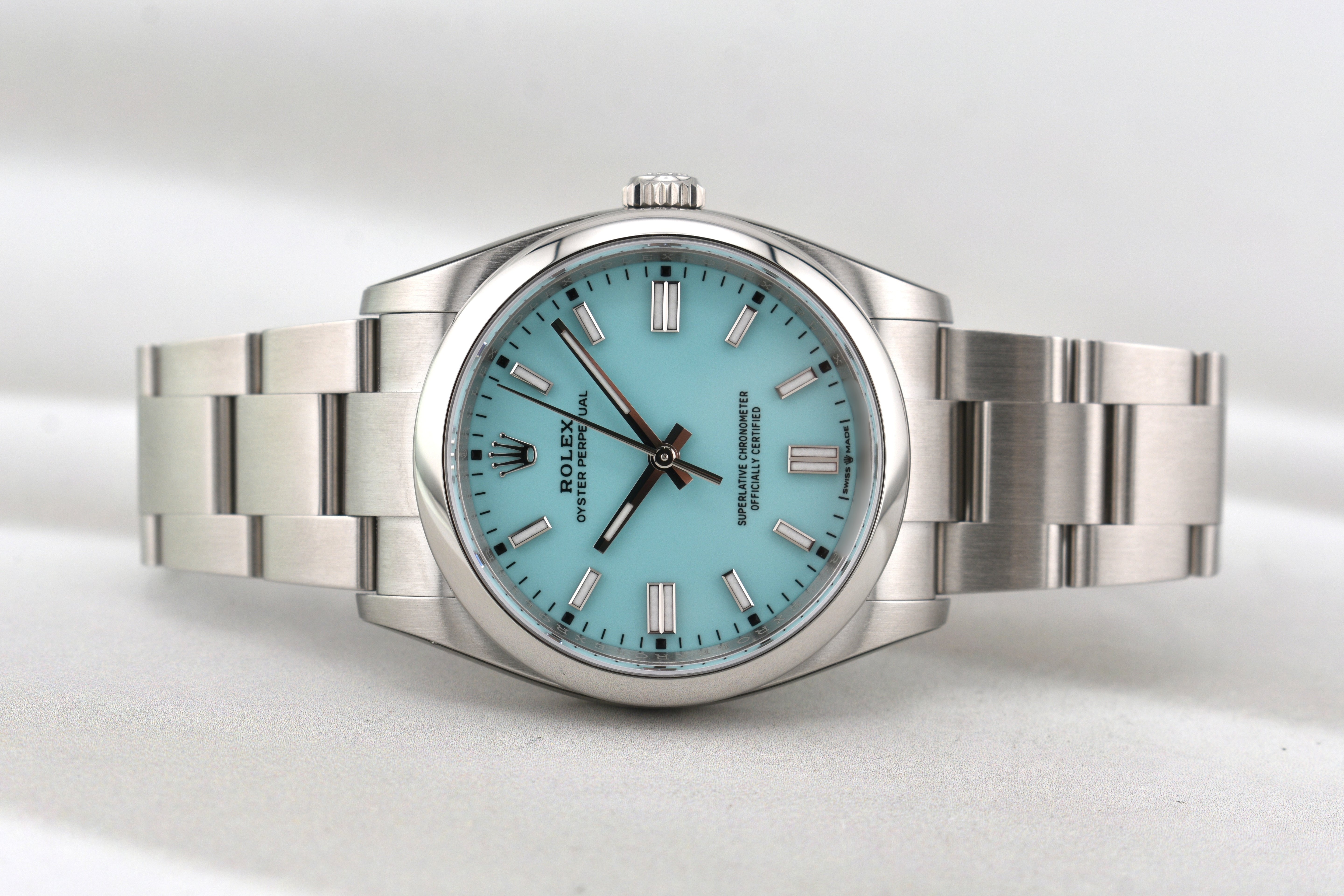 Rolex Oyster Perpetual 36 Tiffany Blue Dial 126000 2025