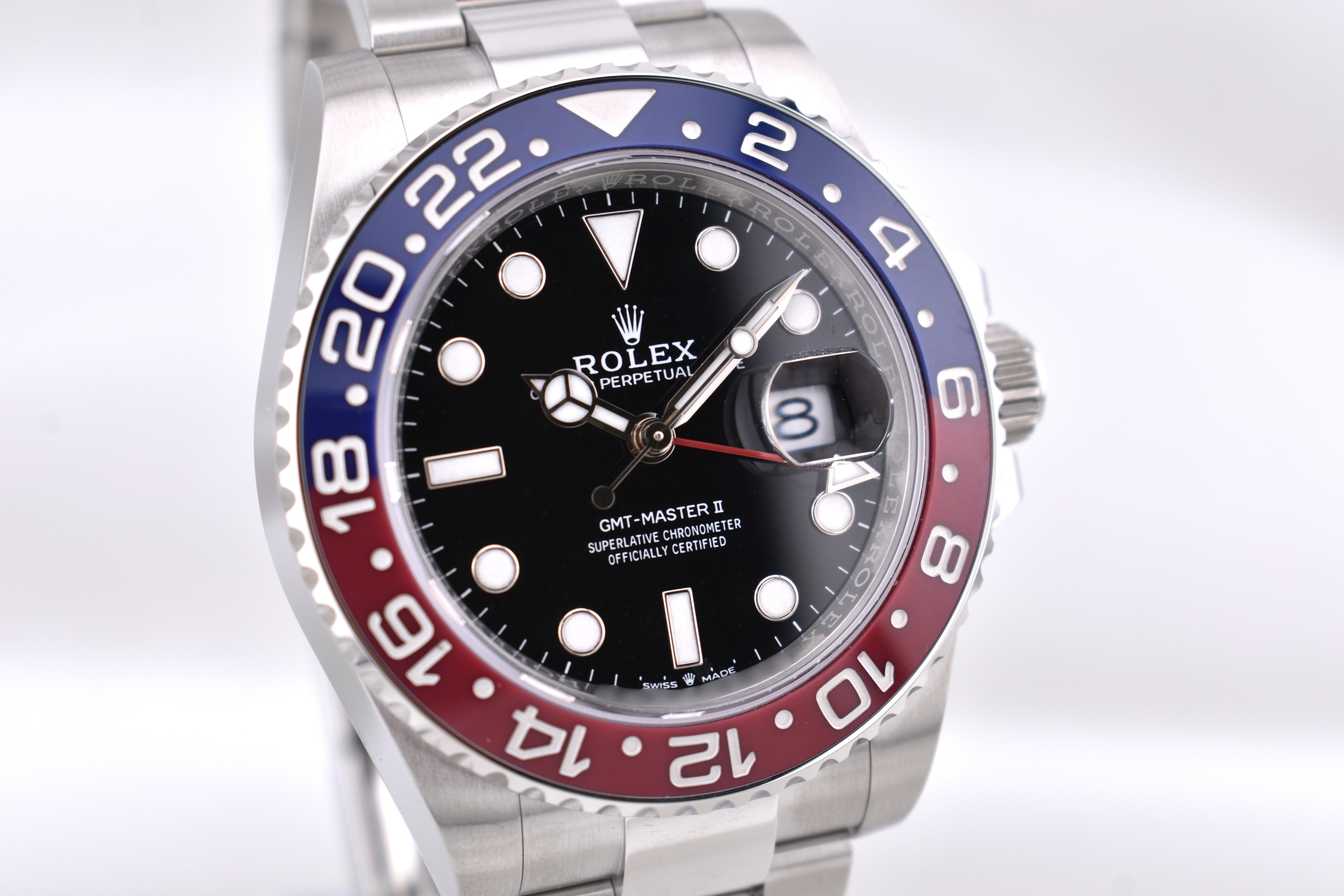 Rolex GMT Master II Pepsi Oyster Band 126710BLRO 2025