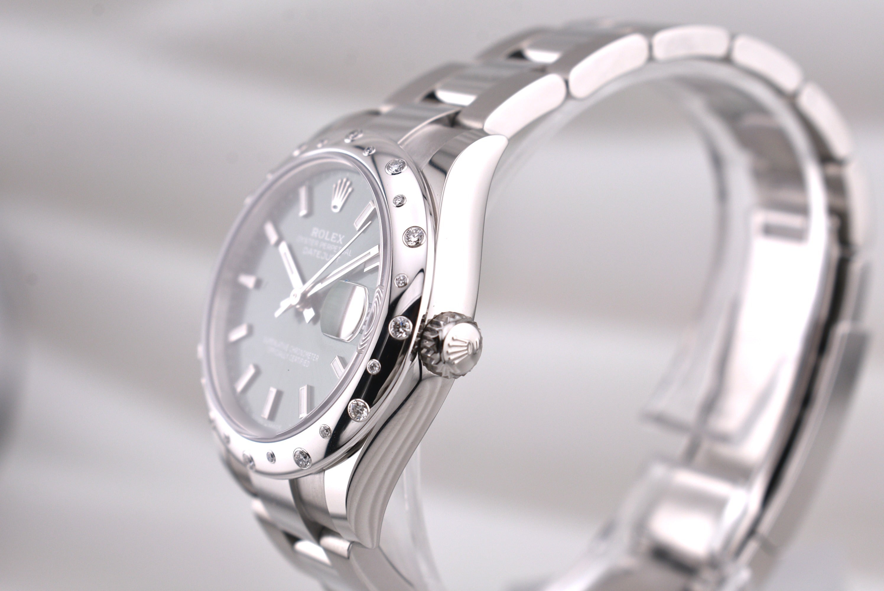 Rolex Datejust 31 Mint Green Domed Diamond Bezel 278344RBR 2026