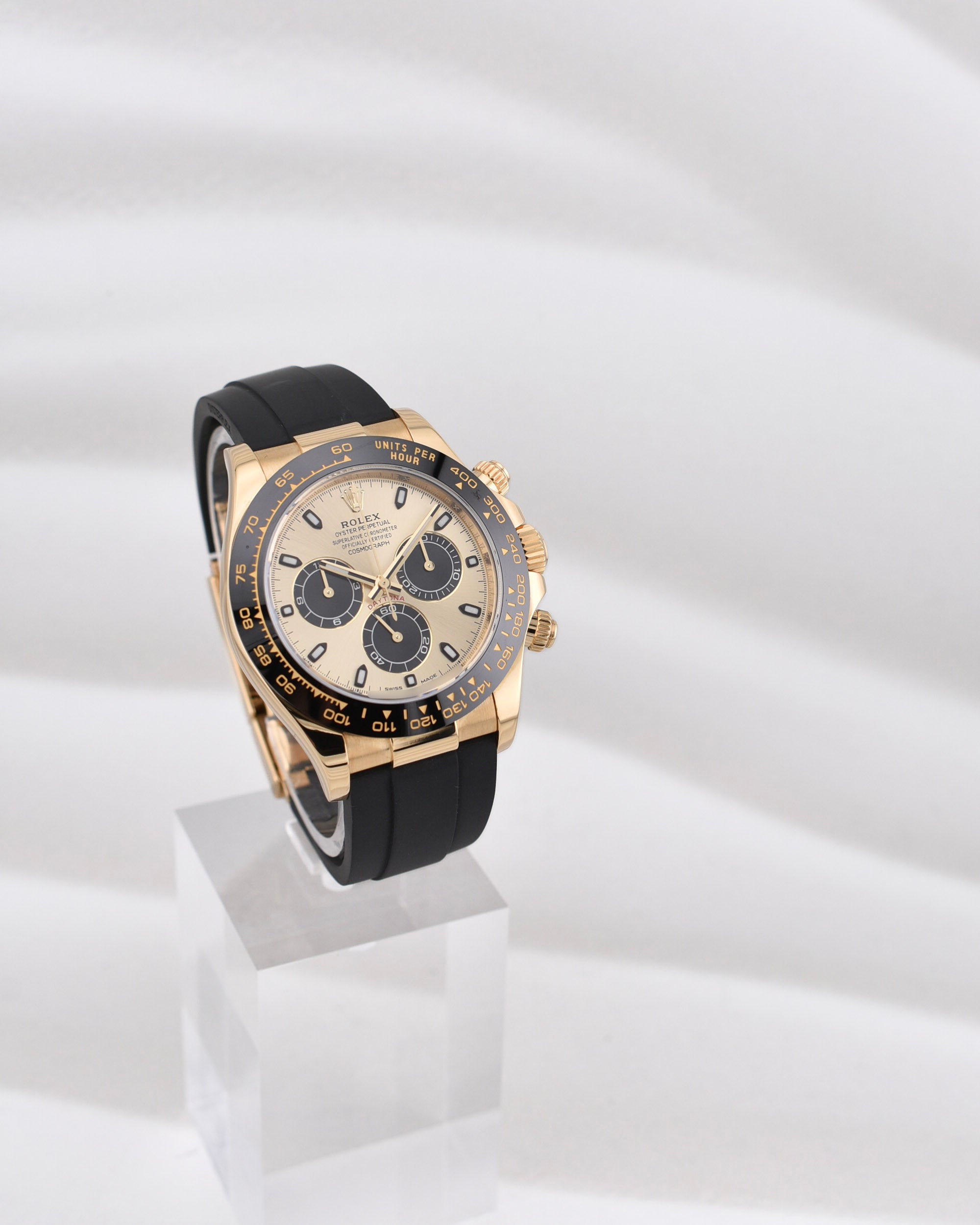 Rolex Cosmograph Daytona Yellow Gold 'Pikachu' Oysterflex 126518LN 2021