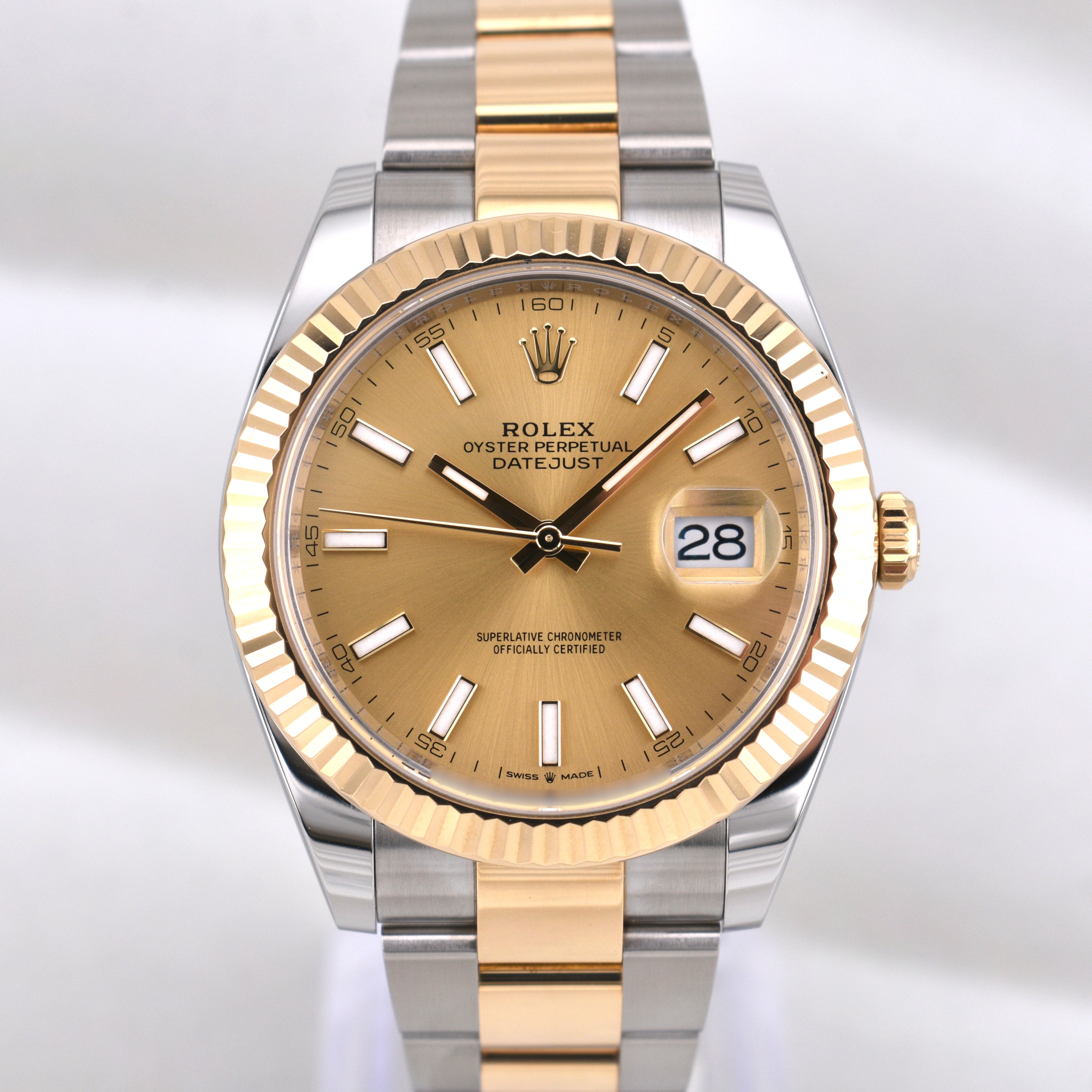 Rolex Datejust 41 Champagne Dial Oyster Band 126333 2025