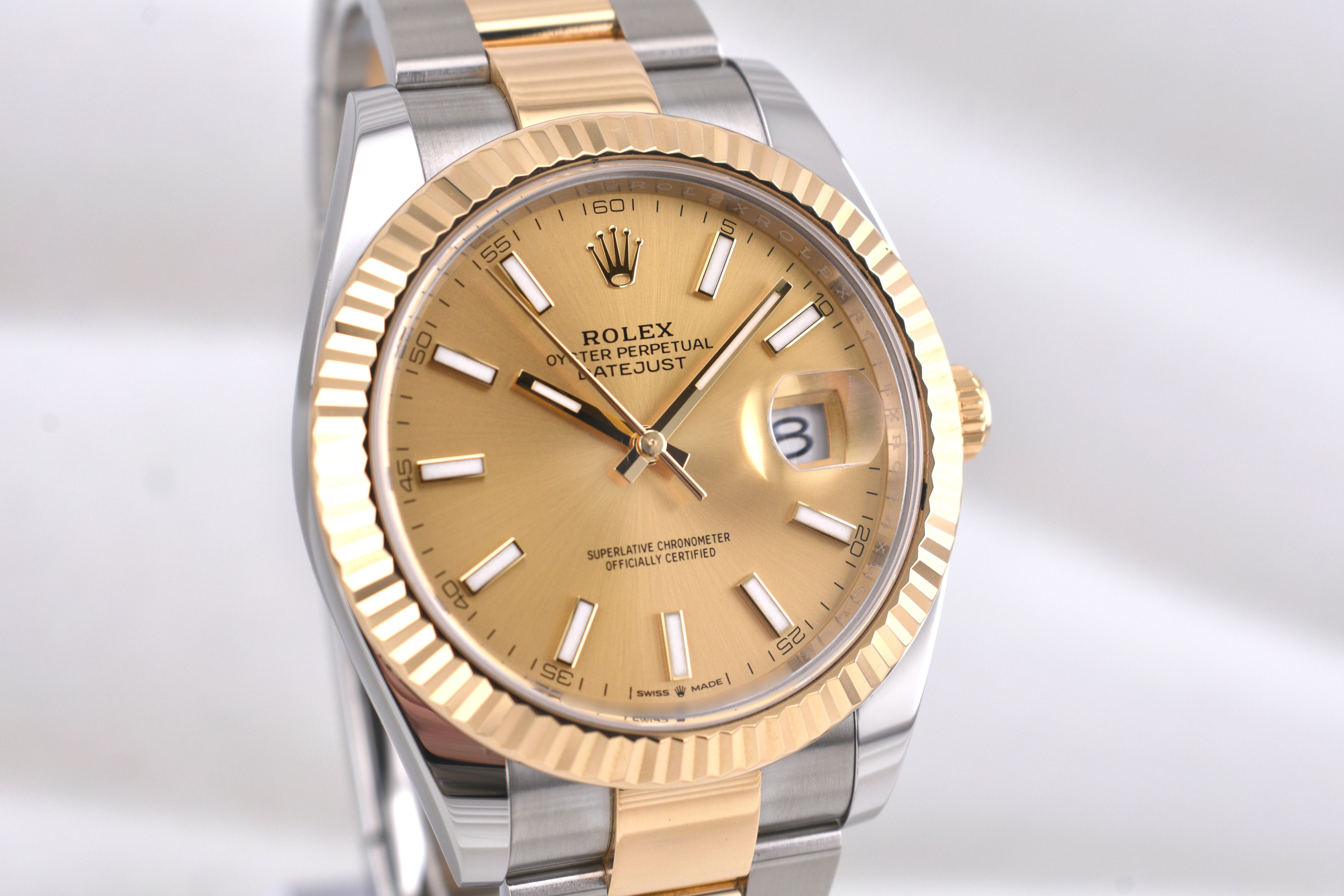 Rolex Datejust 41 Champagne Dial Oyster Band 126333 2025