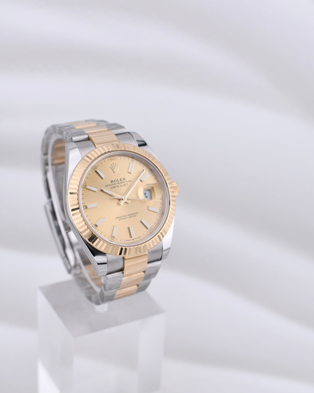 Rolex Datejust 41 Champagne Dial Oyster Band 126333 2025