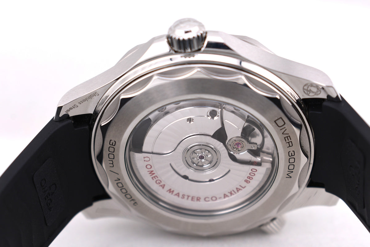 Omega Seamaster 300m Black Dial Rubber Band 210.32.42.20.01.001 2026