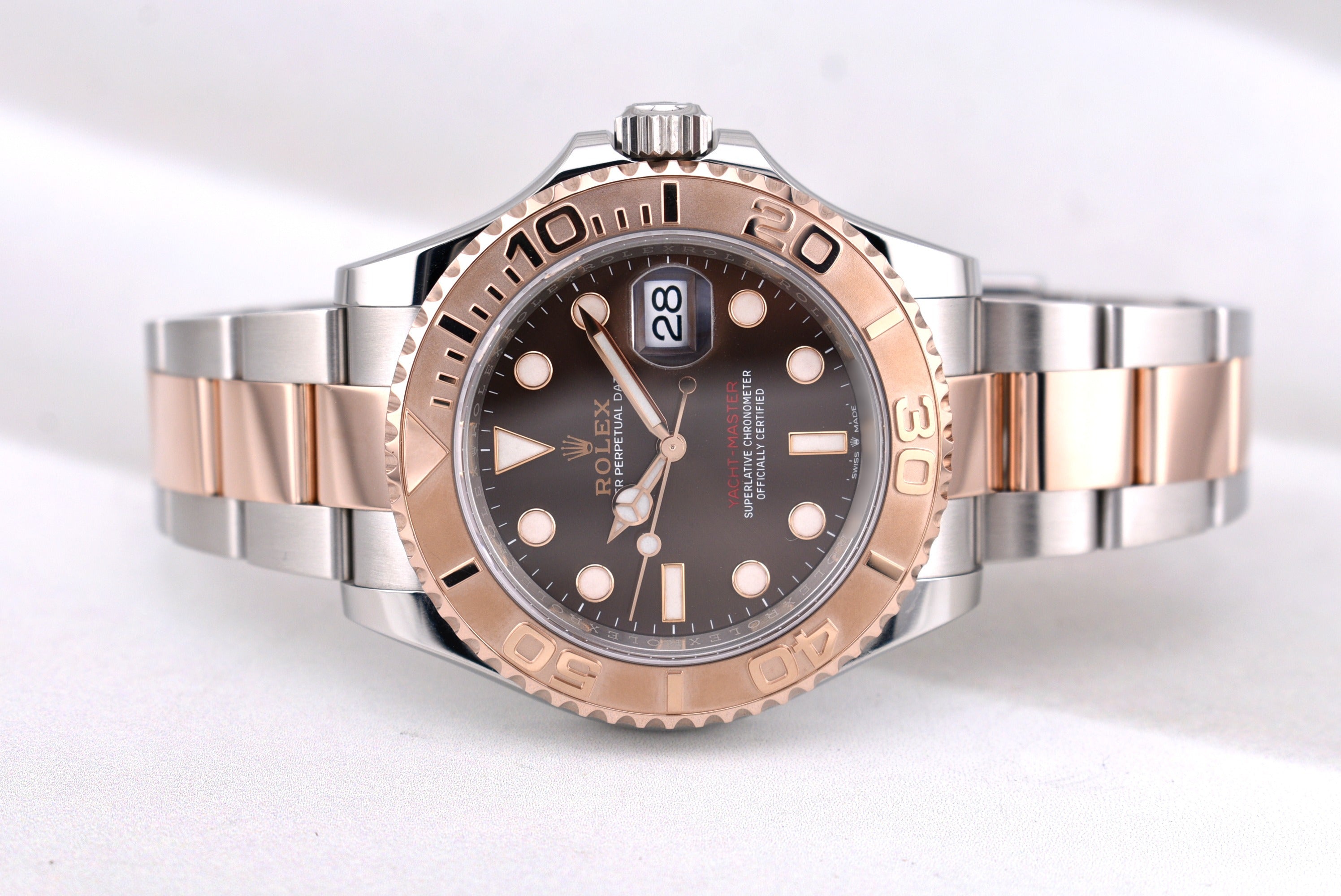 Rolex Yacht Master 40 Two Tone Everose Gold Chocolate Dial 126621 2020