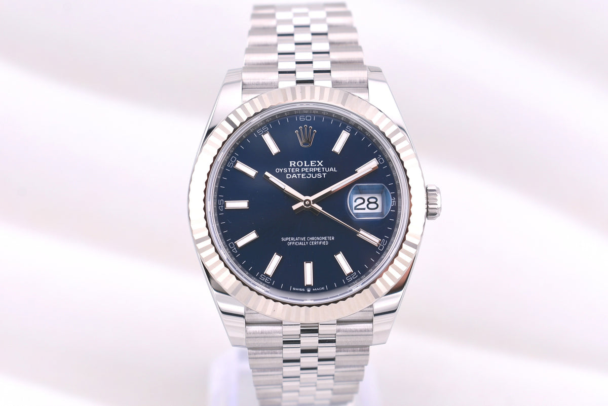 Rolex Datejust 41 Blue Index Dial 126334 2026