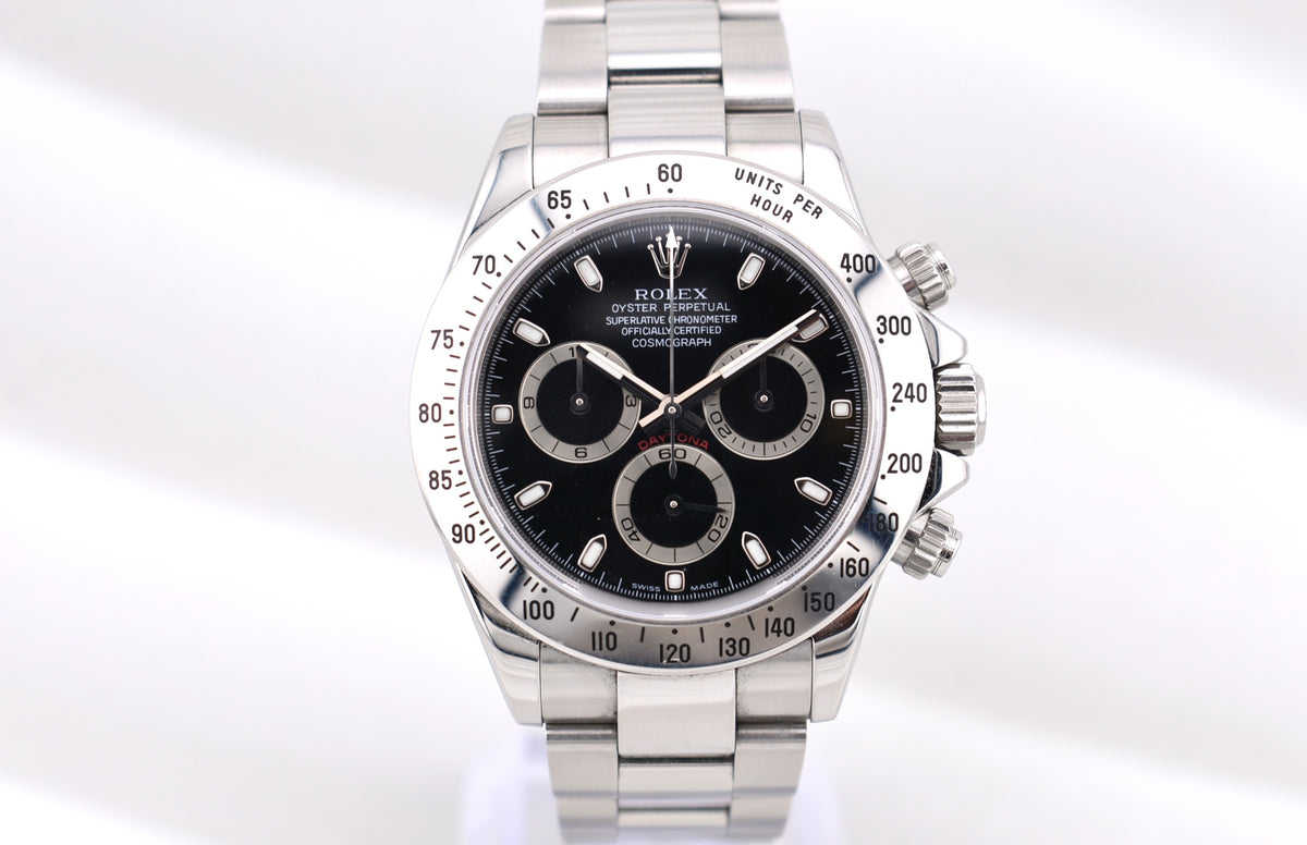 Rolex Cosmograph Daytona Black Dial 116520 2005